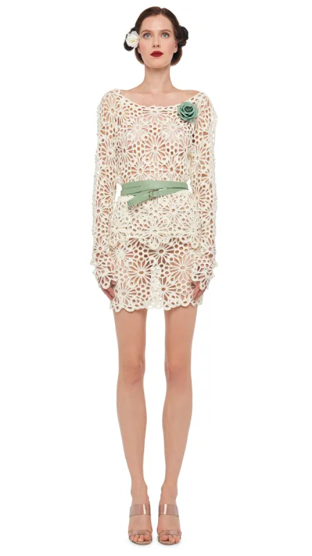 STRAIGHT MINI SKIRT sold by Norma Kamali