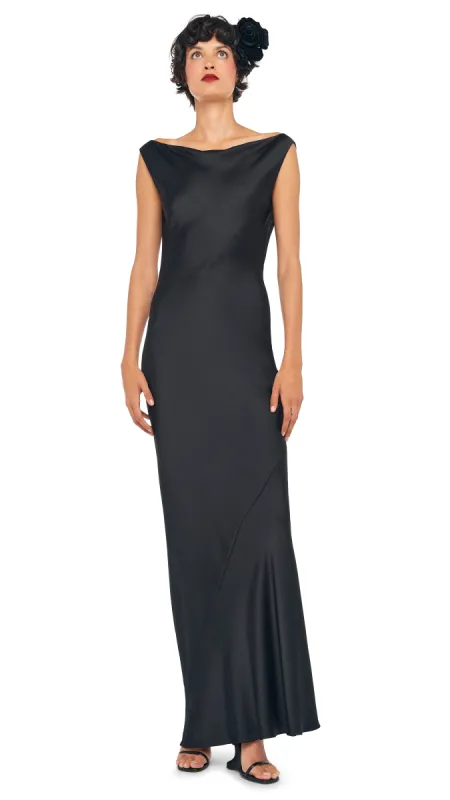 SLEEVELESS LOW BACK DRAPE GOWN sold by Norma Kamali