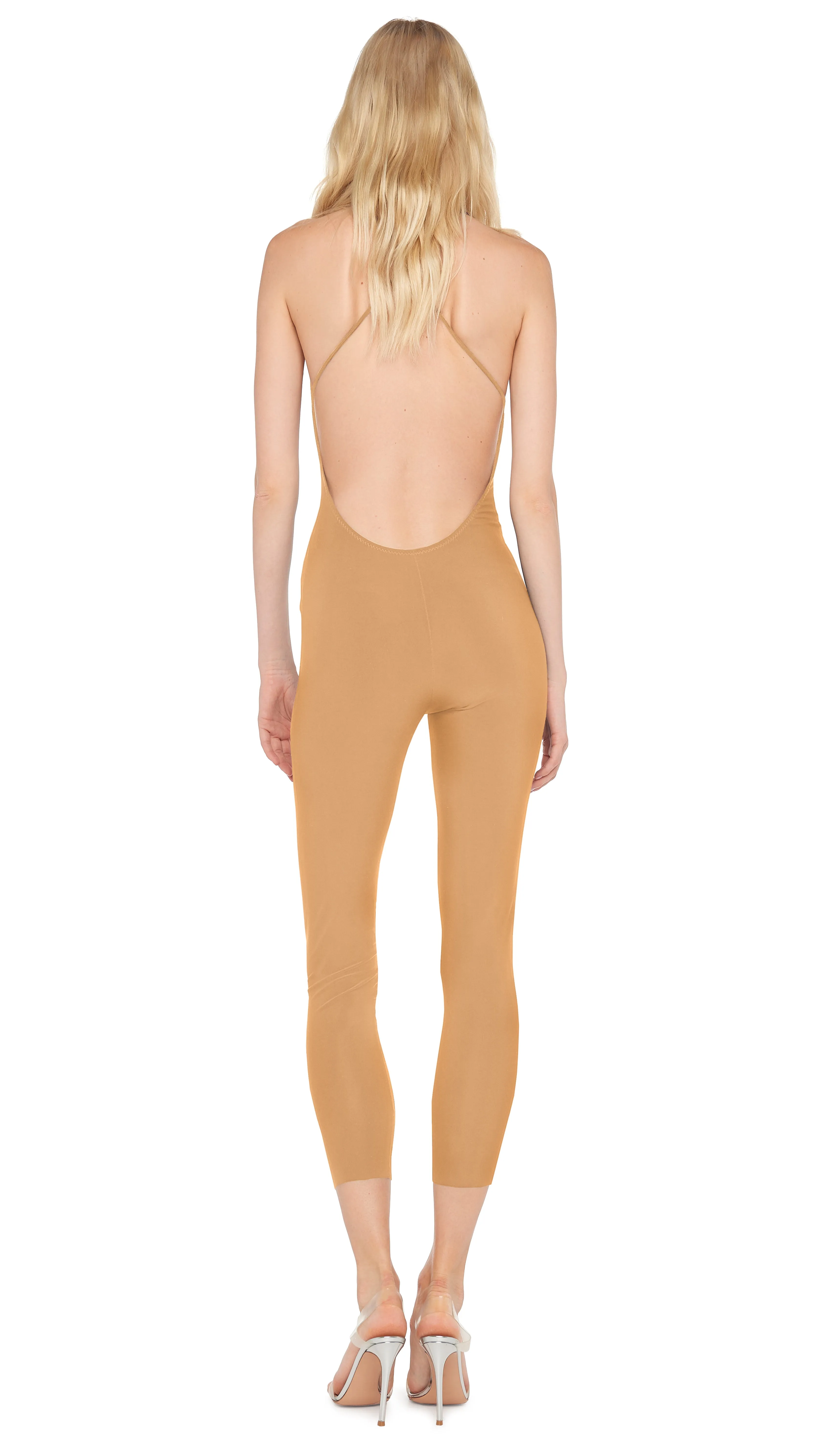 LOW BACK FARA SLIP CATSUIT sold by Norma Kamali product image thumbnail 2