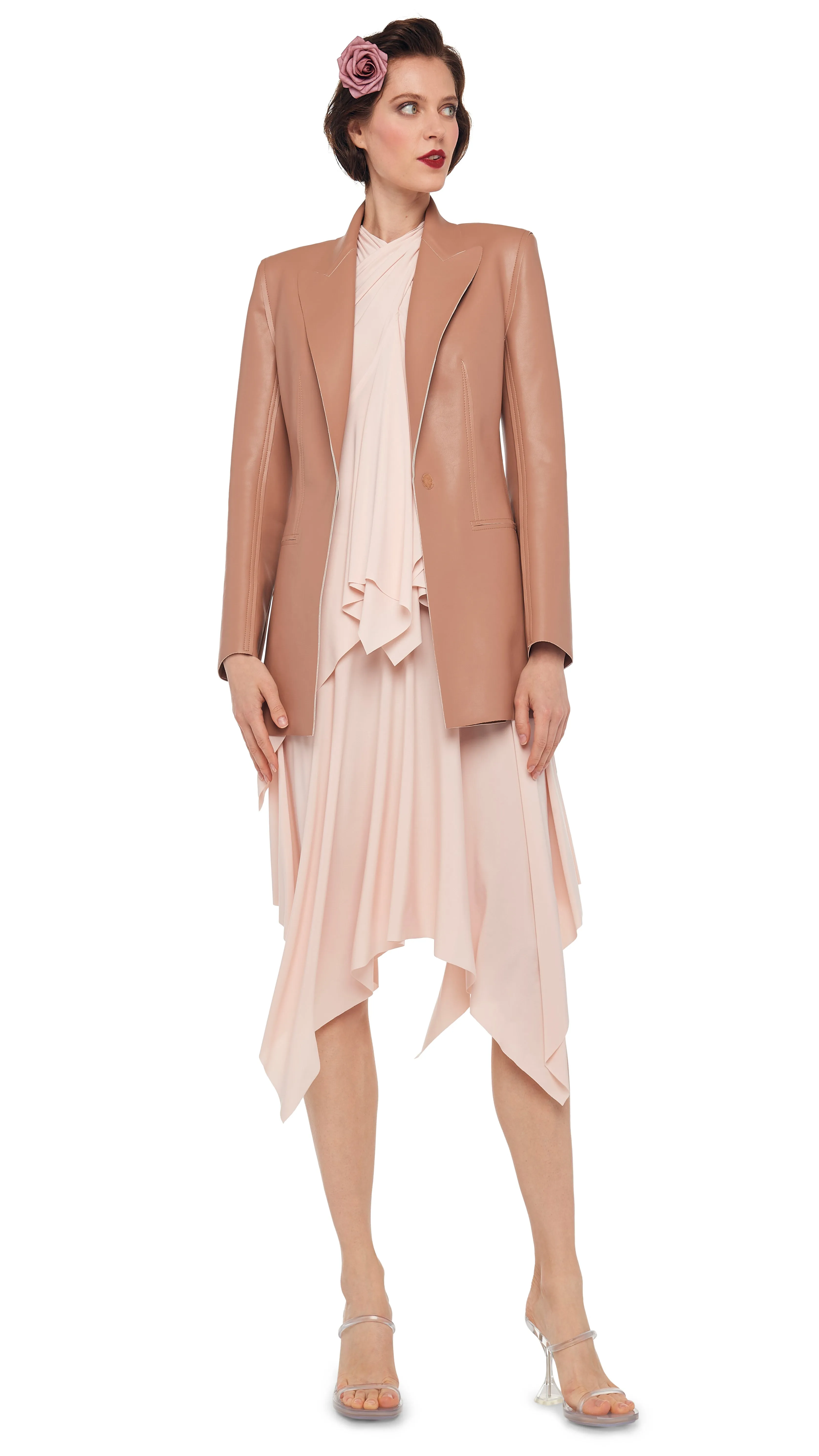 CLASSIC SINGLE BREASTED JACKET sold by Norma Kamali product image thumbnail 4