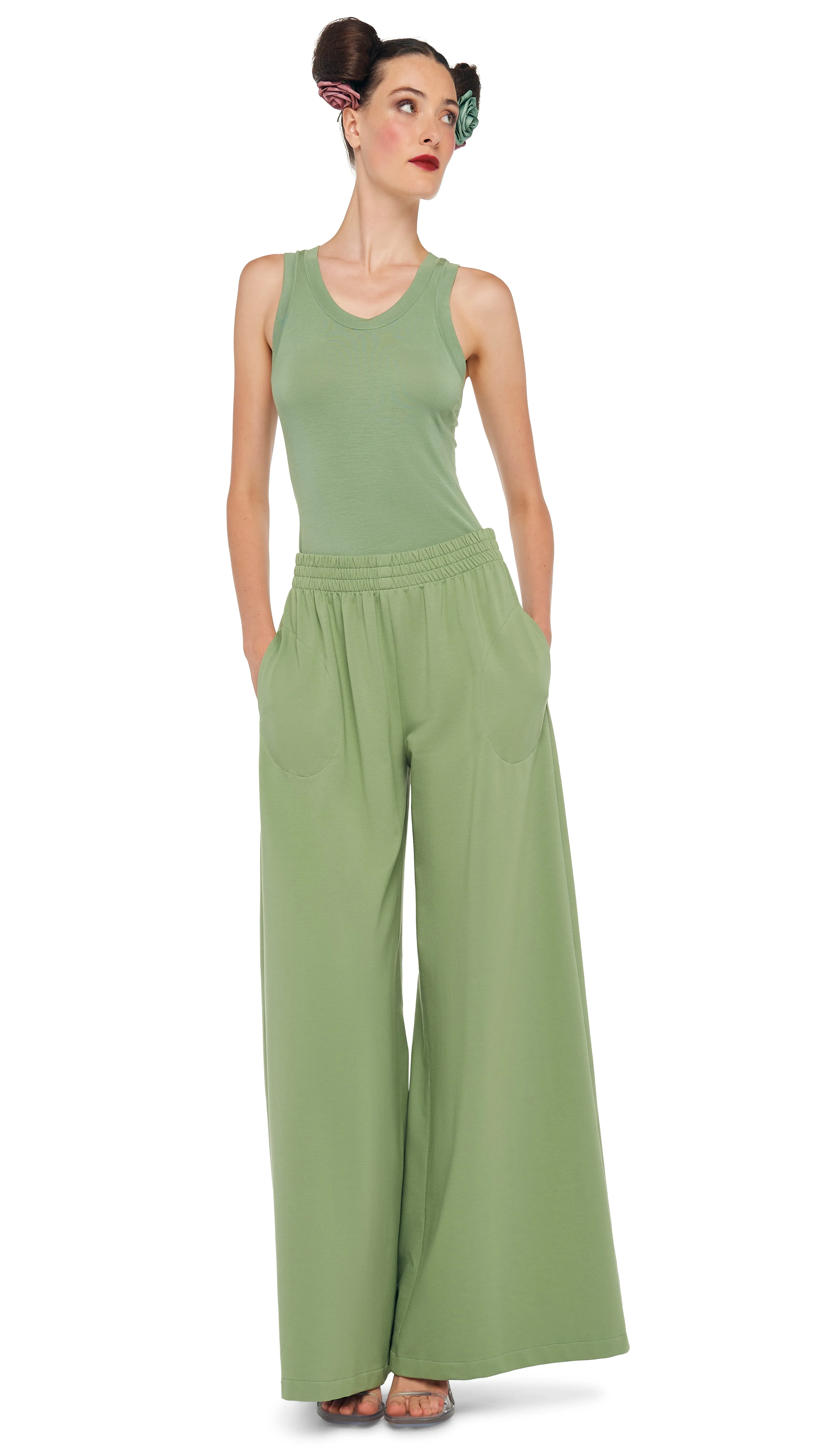 BOYFRIEND ELEPHANT SWEATPANT sold by Norma Kamali product image thumbnail 4