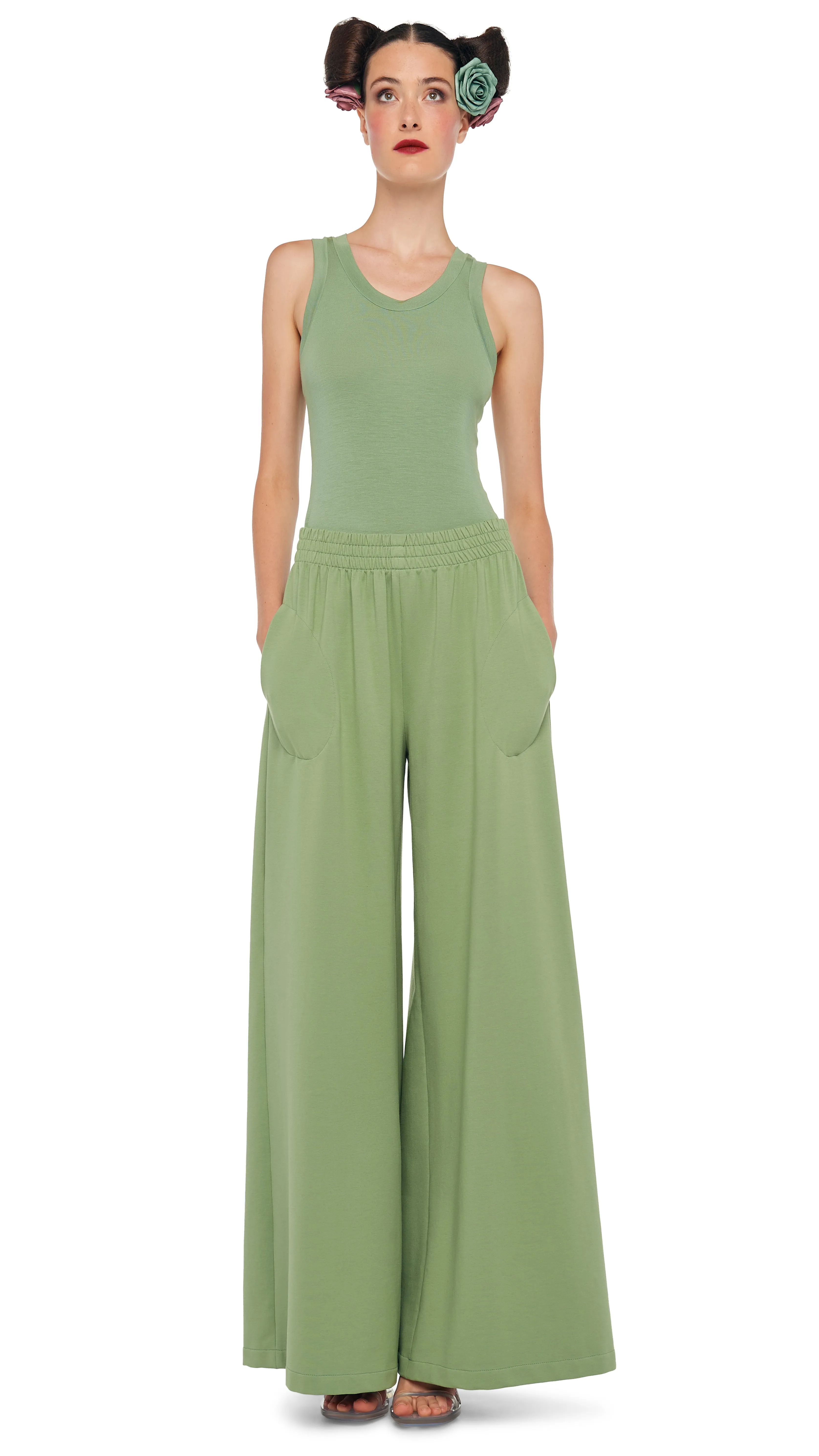 BOYFRIEND ELEPHANT SWEATPANT sold by Norma Kamali