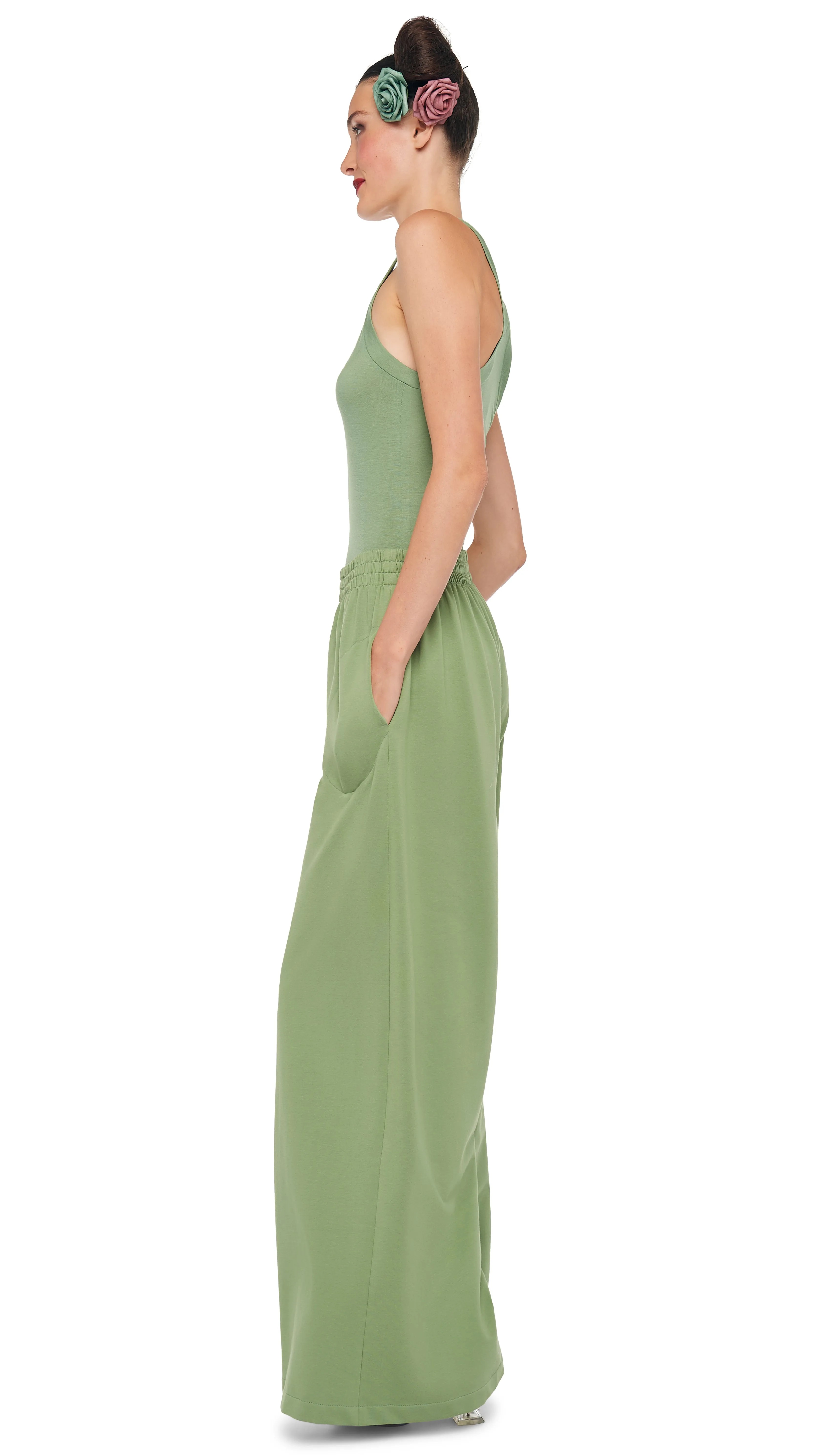 BOYFRIEND ELEPHANT SWEATPANT sold by Norma Kamali product image thumbnail 2