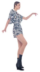 RECTANGLE JUMPSHORT sold by Norma Kamali