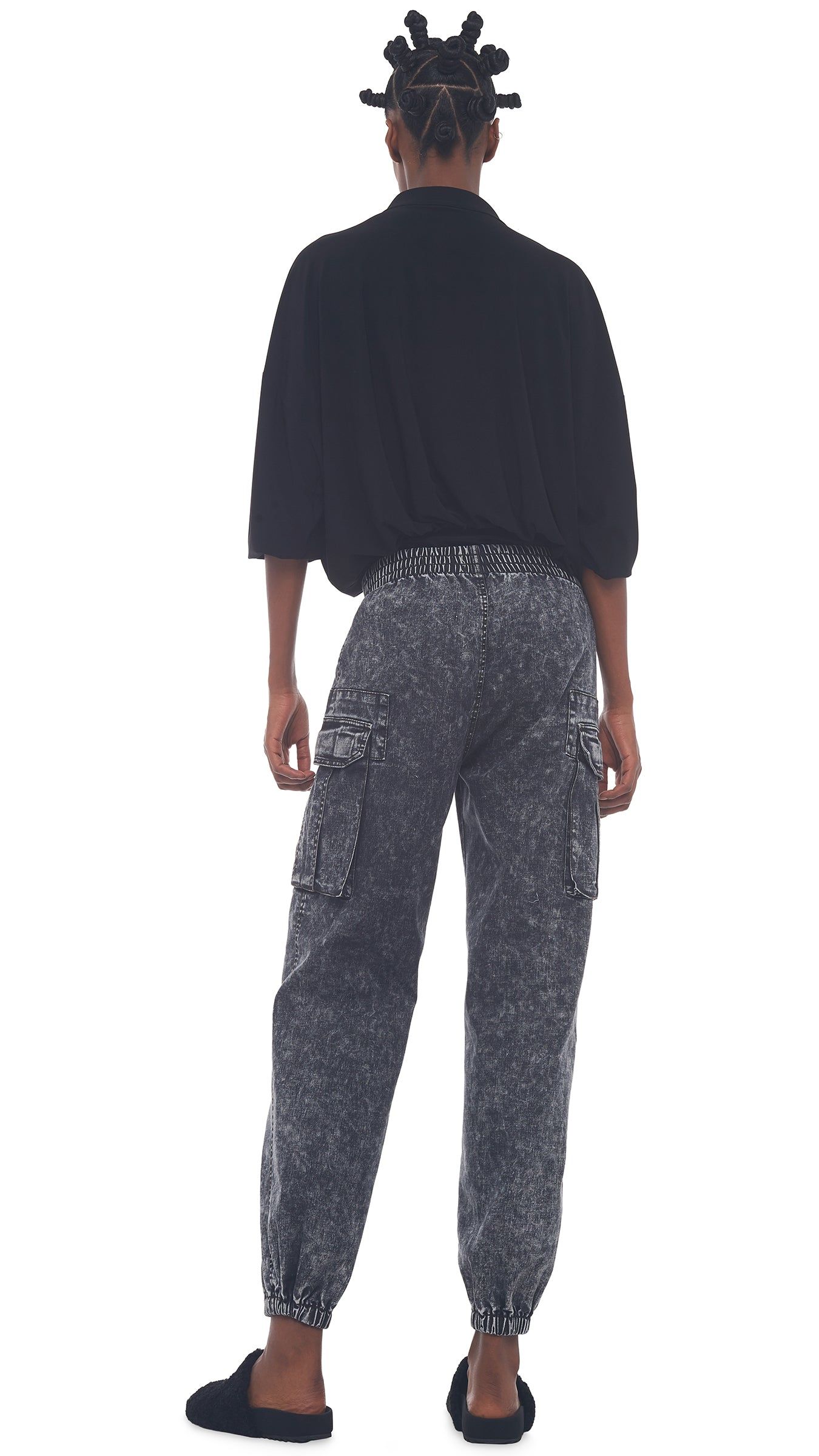 BF CARGO SWEAT JOG PANT sold by Norma Kamali product image thumbnail 3