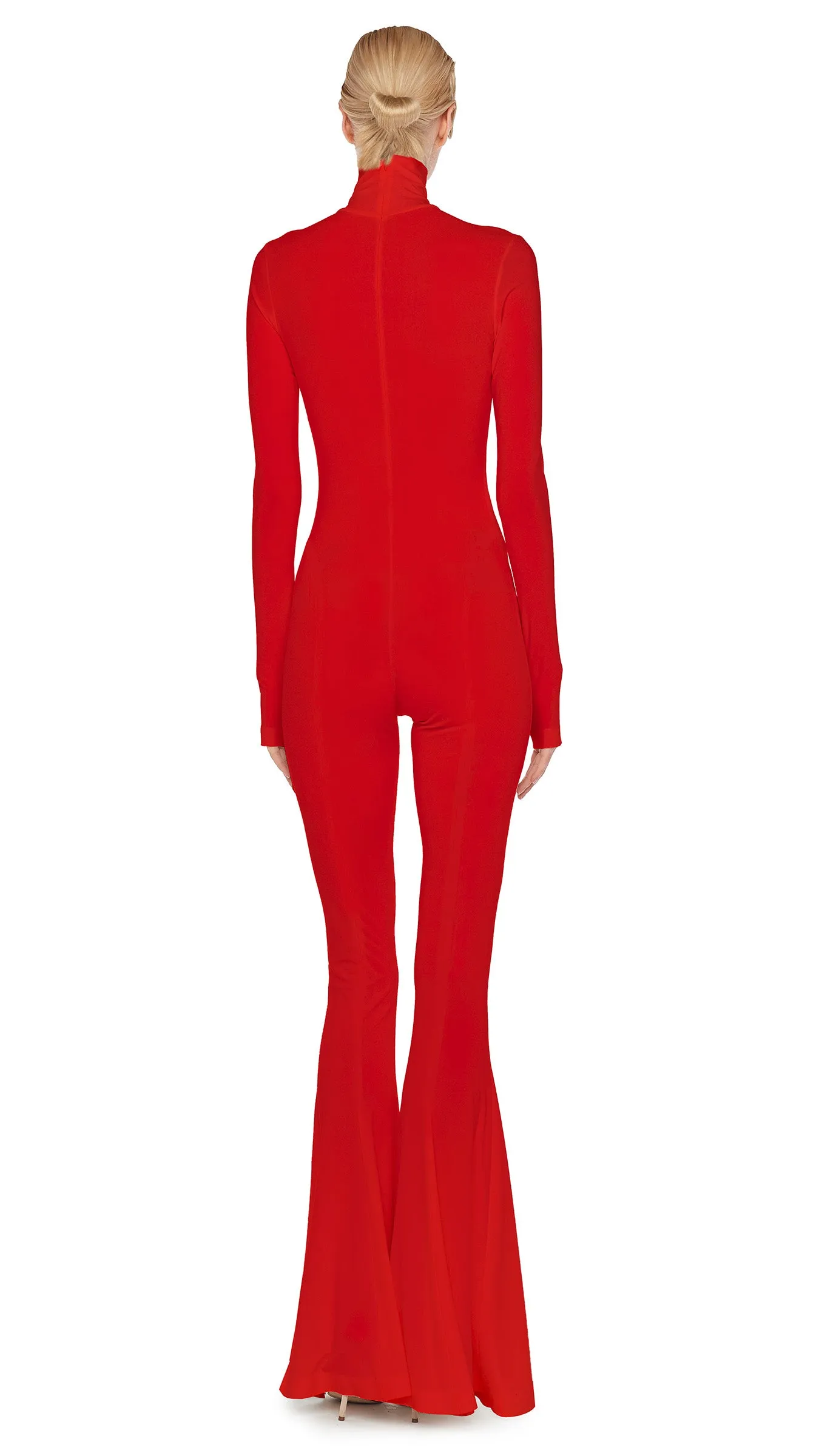 TURTLENECK FISHTAIL JUMPSUIT sold by Norma Kamali product image thumbnail 3
