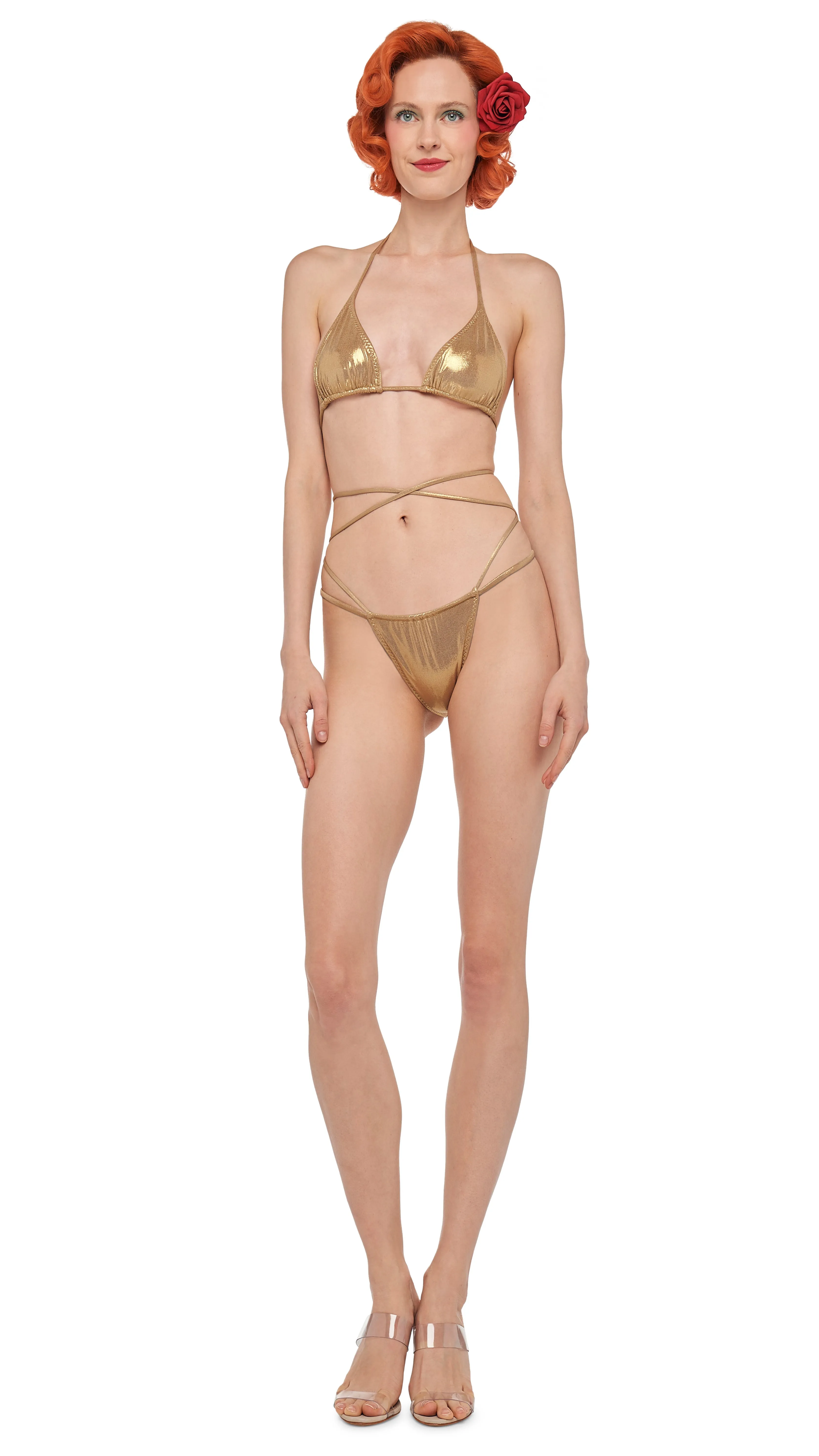 CRISS CROSS BRA / BOTTOM sold by Norma Kamali product image thumbnail 4