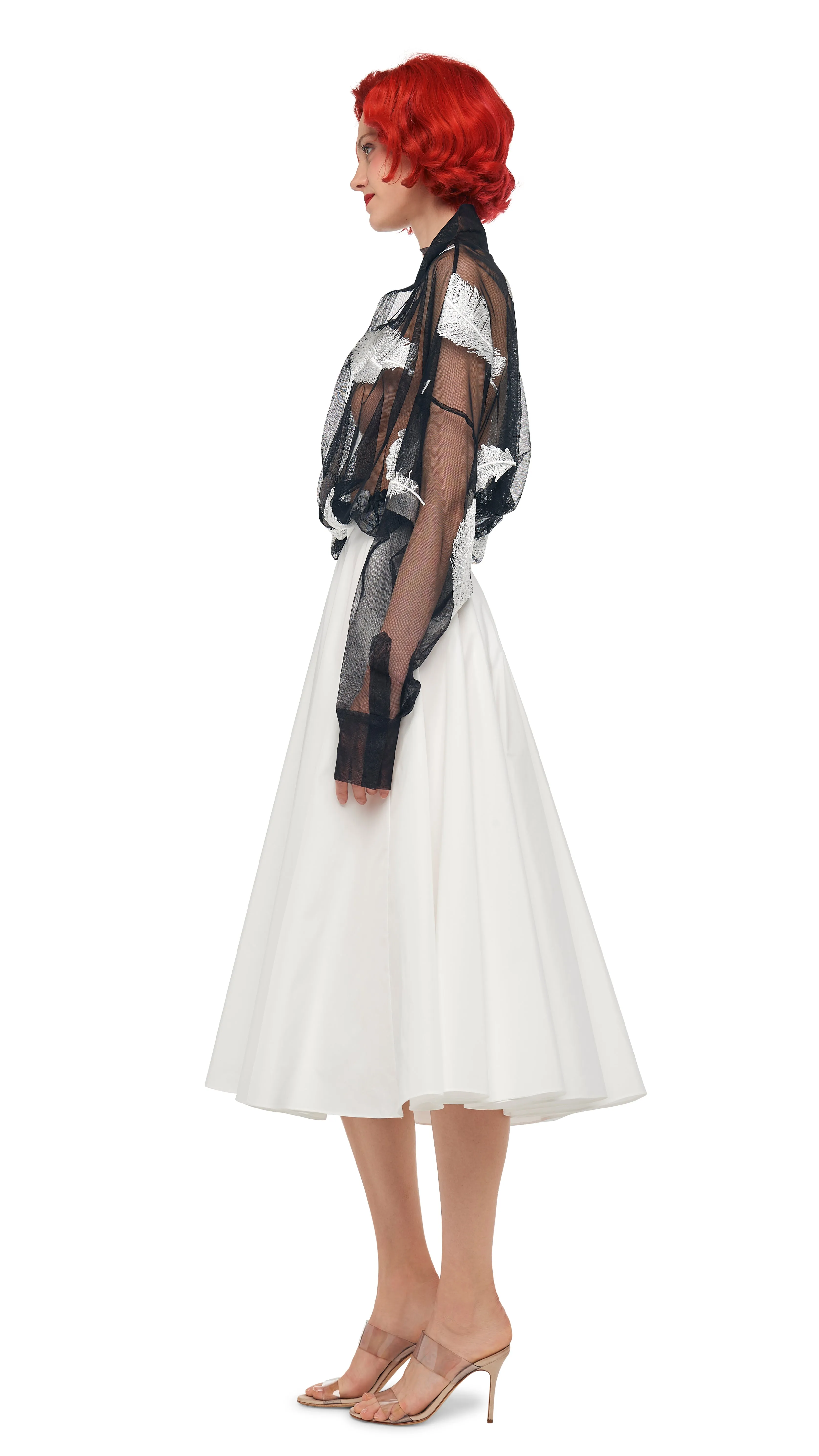 FLARED SKIRT TO MIDCALF sold by Norma Kamali product image thumbnail 2