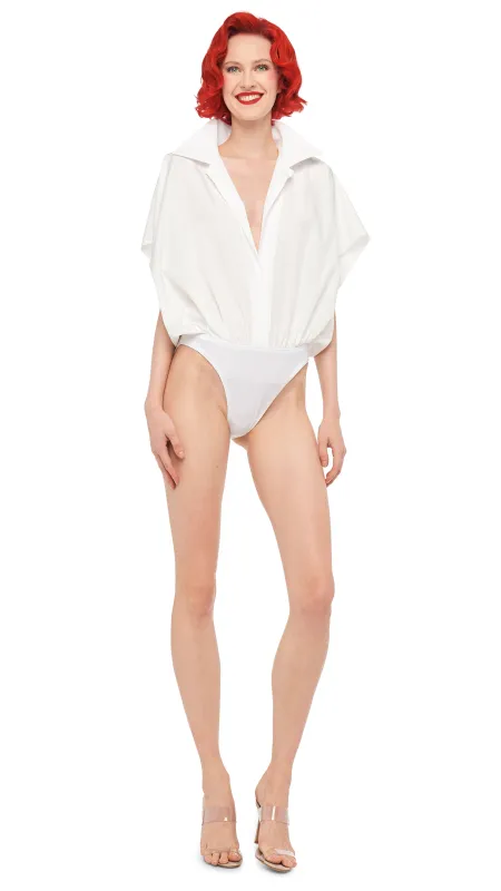 SUPER OS SLEEVELESS BF NK SHIRT BODYSUIT sold by Norma Kamali