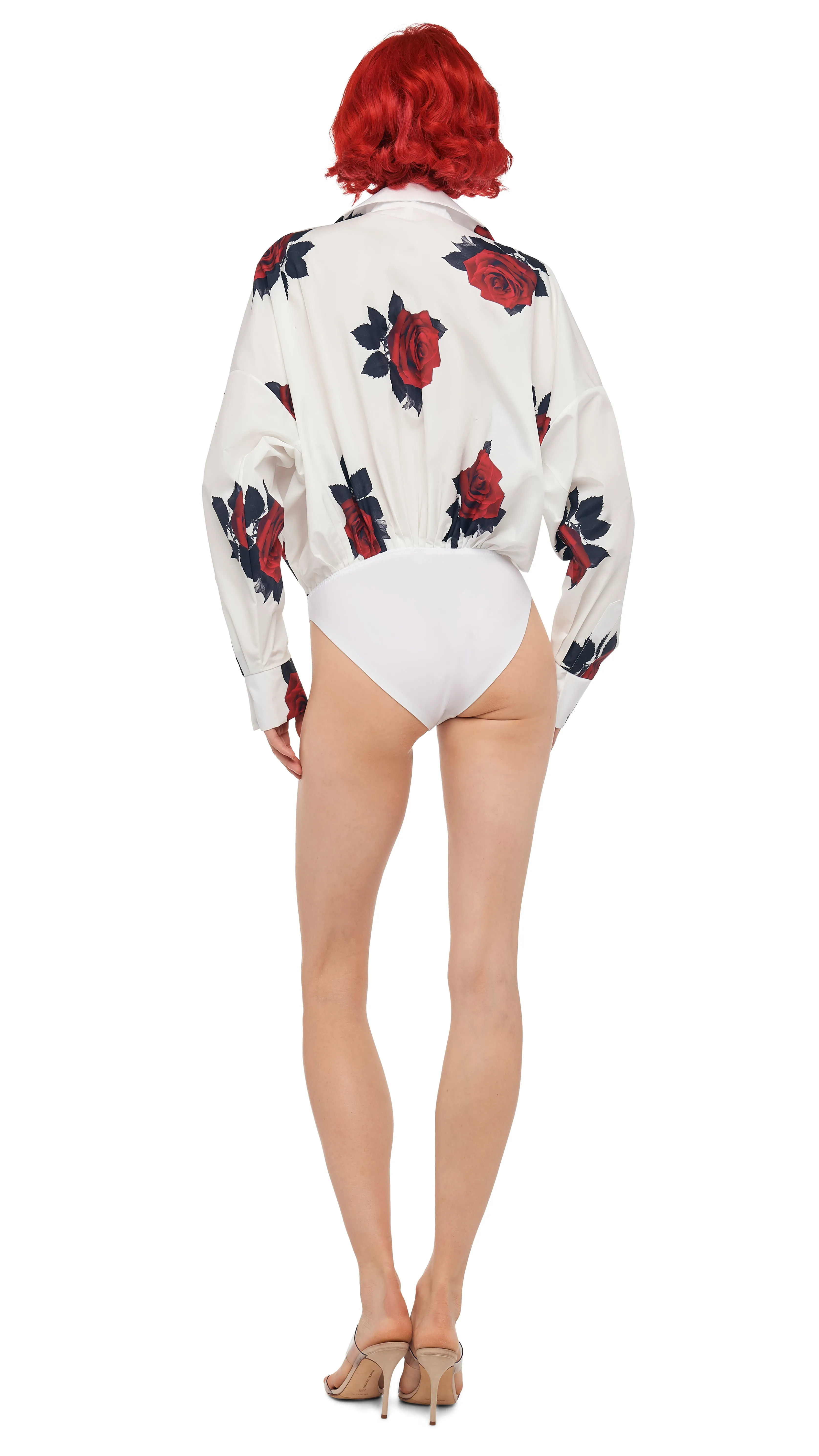 SUPER OS BF NK SHIRT BODYSUIT sold by Norma Kamali product image thumbnail 3