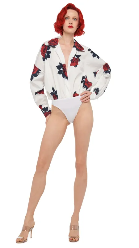 SUPER OS BF NK SHIRT BODYSUIT sold by Norma Kamali