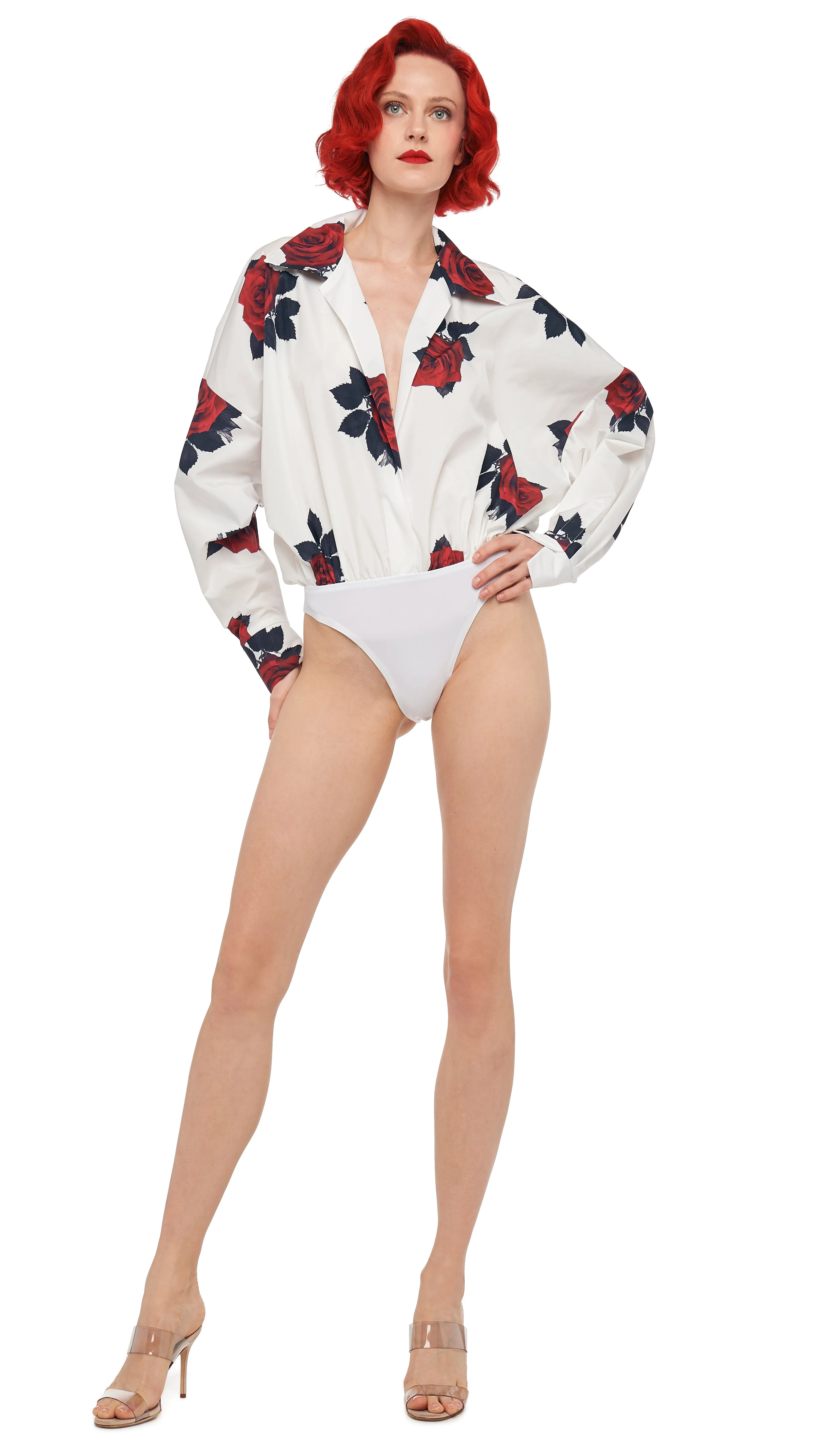 SUPER OS BF NK SHIRT BODYSUIT sold by Norma Kamali