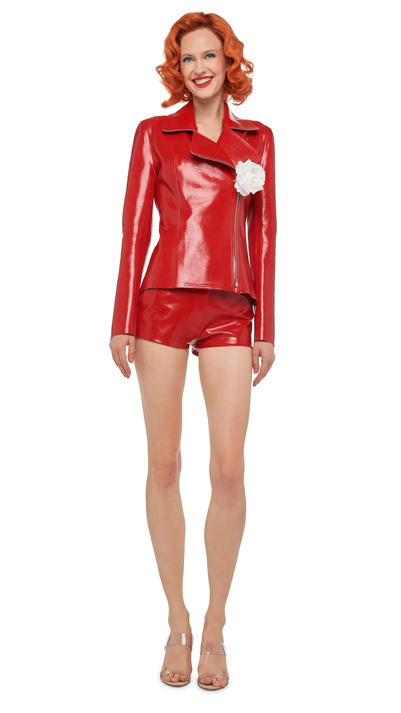 HIGH WAIST JEAN SHORT sold by Norma Kamali