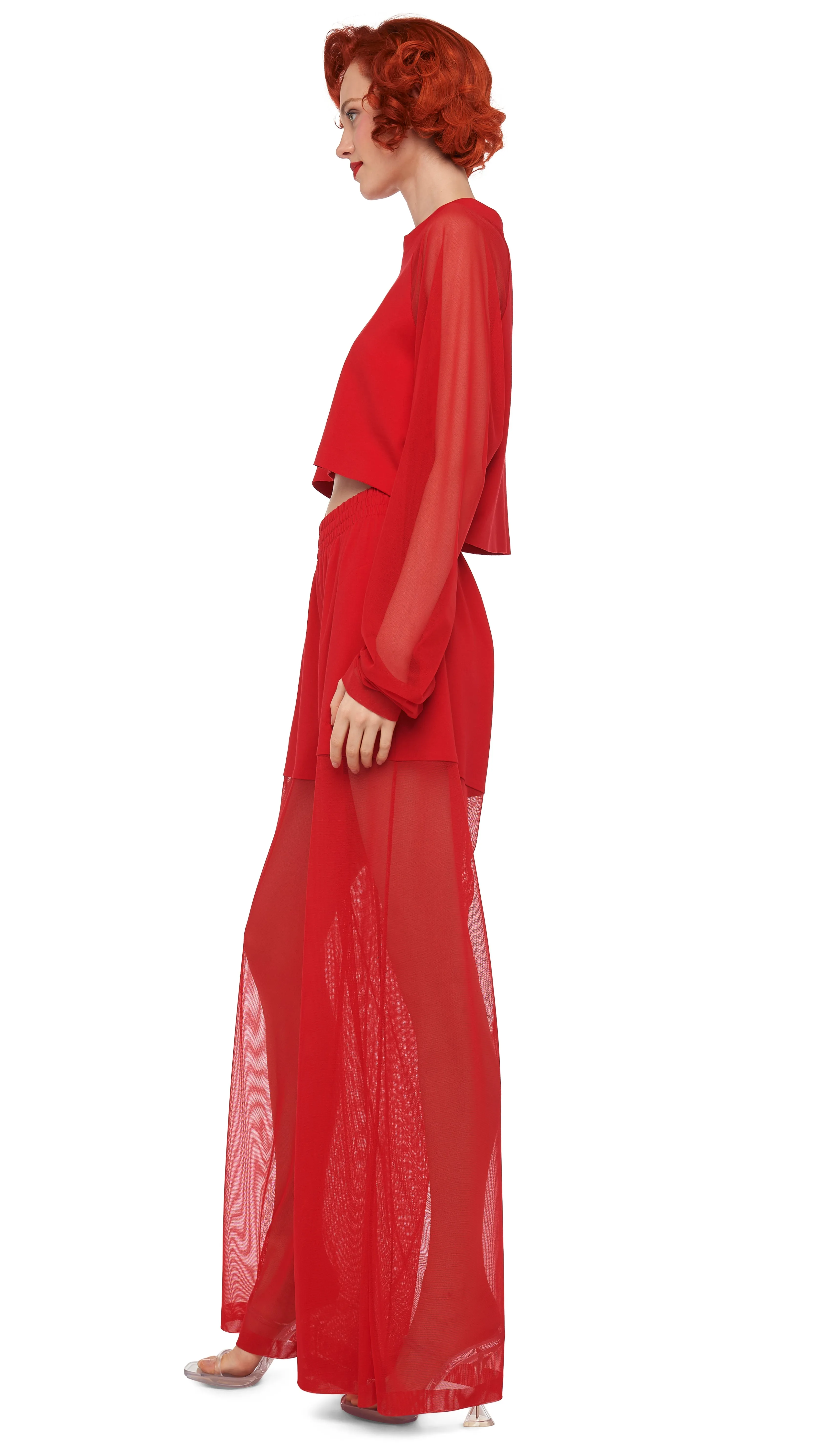 BF ELEPHANT SWEATPANT W/ MESH sold by Norma Kamali product image thumbnail 2