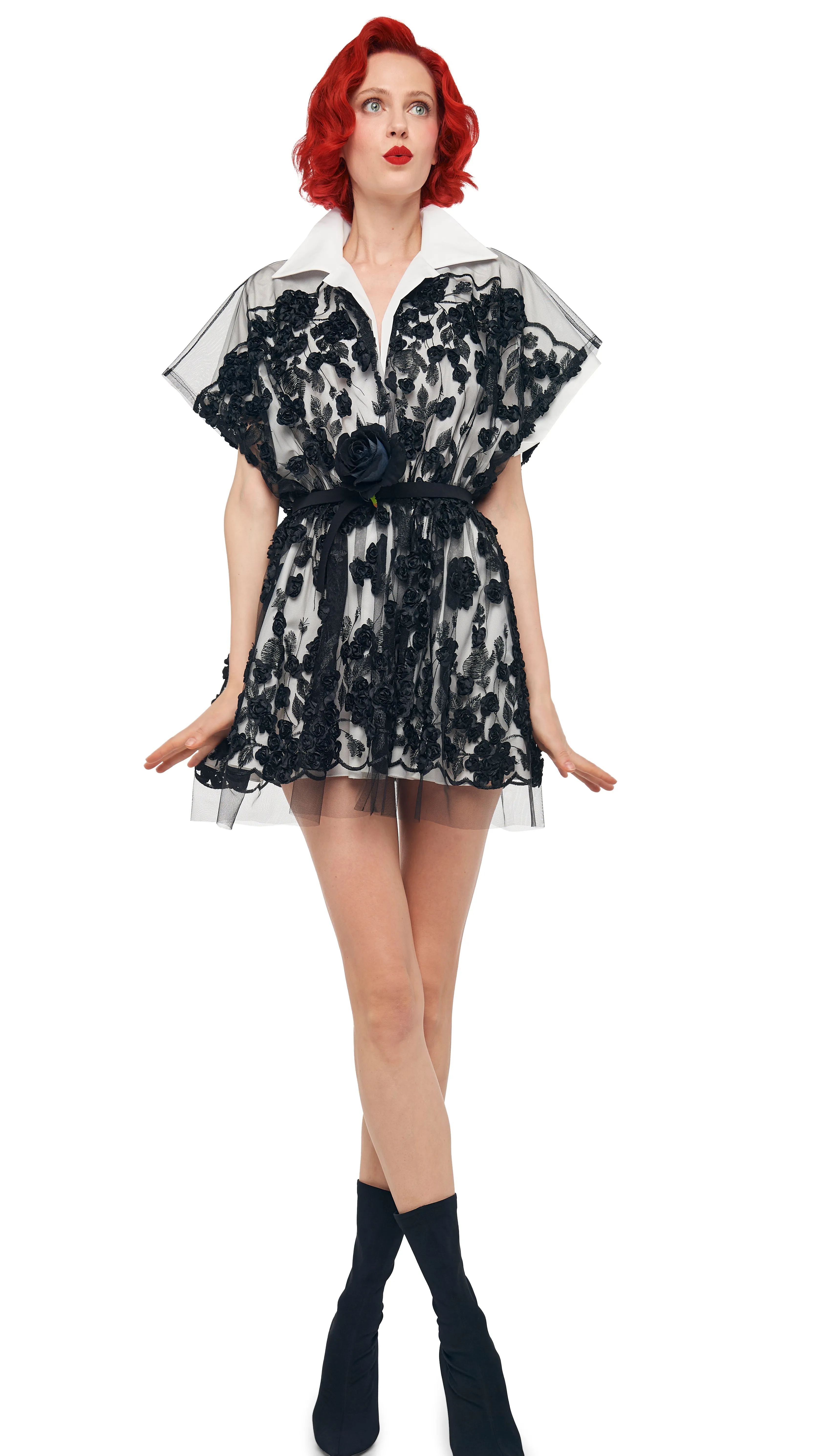 SUPER OS SLEEVELESS BF MINI DRESS sold by Norma Kamali product image thumbnail 4