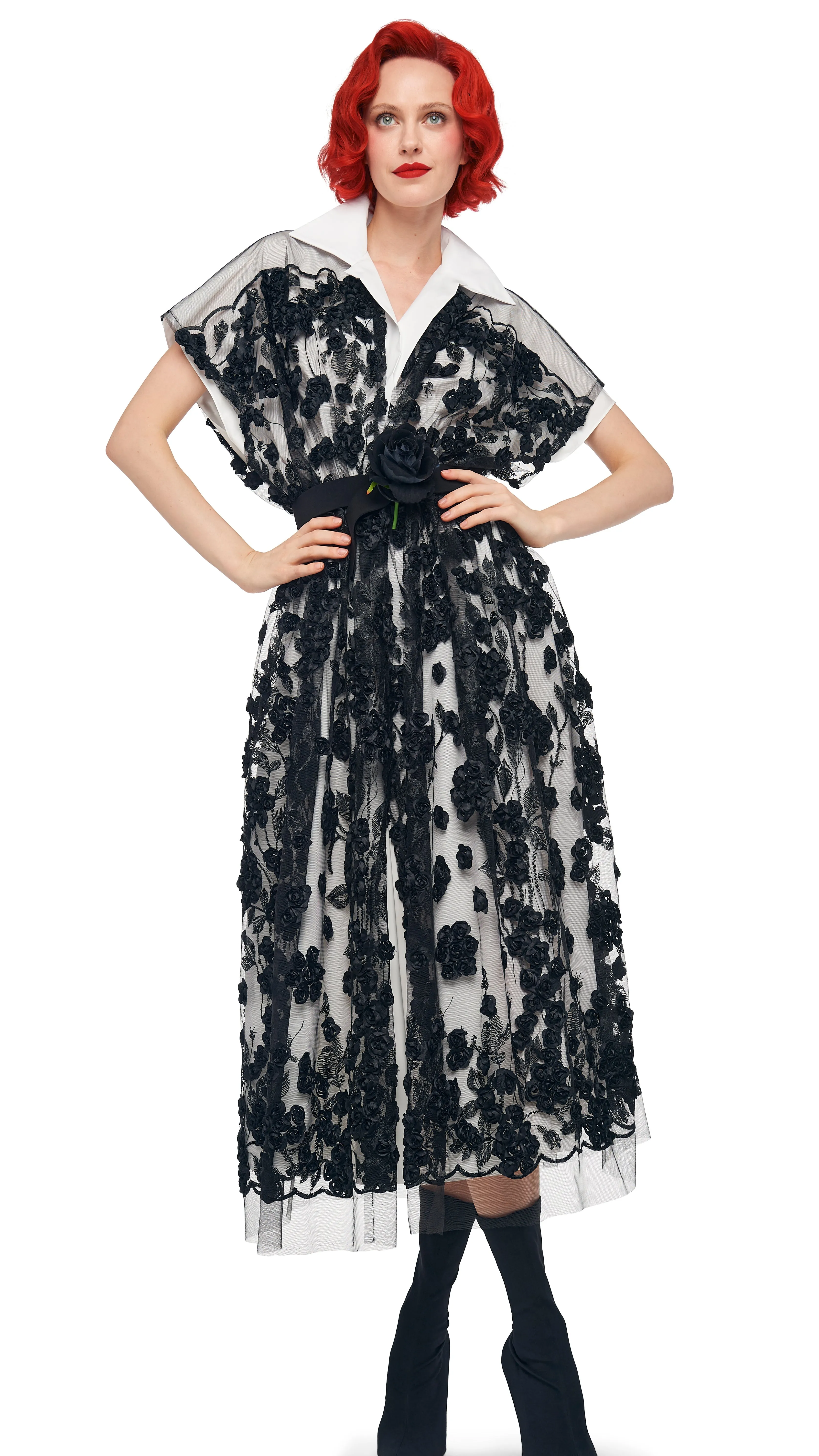 SUPER OS SLEEVELESS BF MIDCALF DRESS sold by Norma Kamali product image thumbnail 4