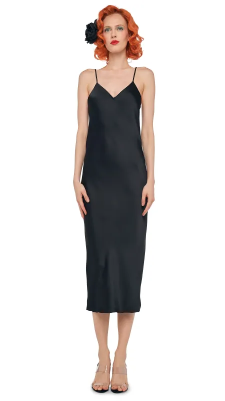 BIAS SLIP DRESS TO MIDCALF sold by Norma Kamali