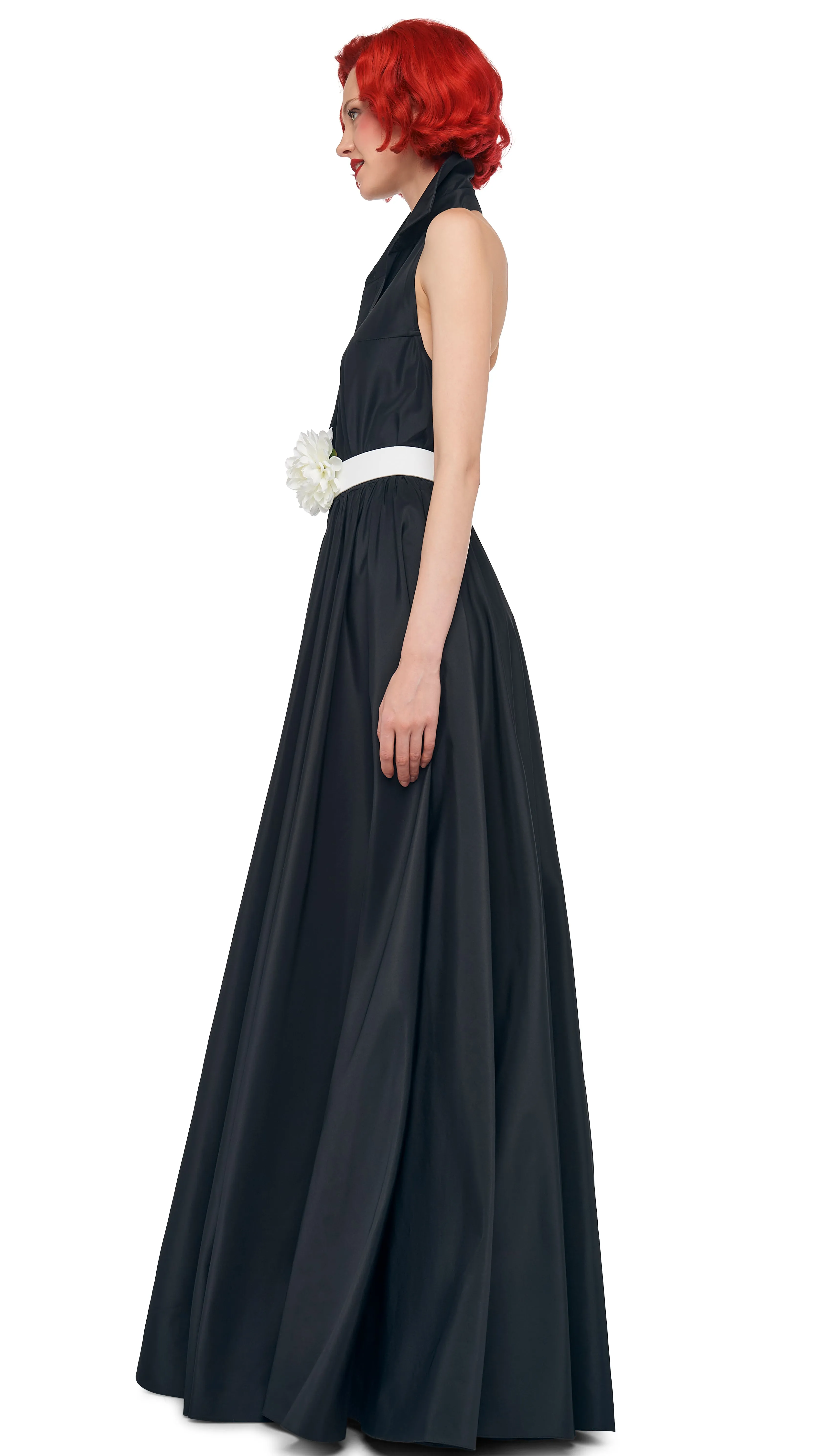NK HALTER FLARED GOWN sold by Norma Kamali product image thumbnail 2