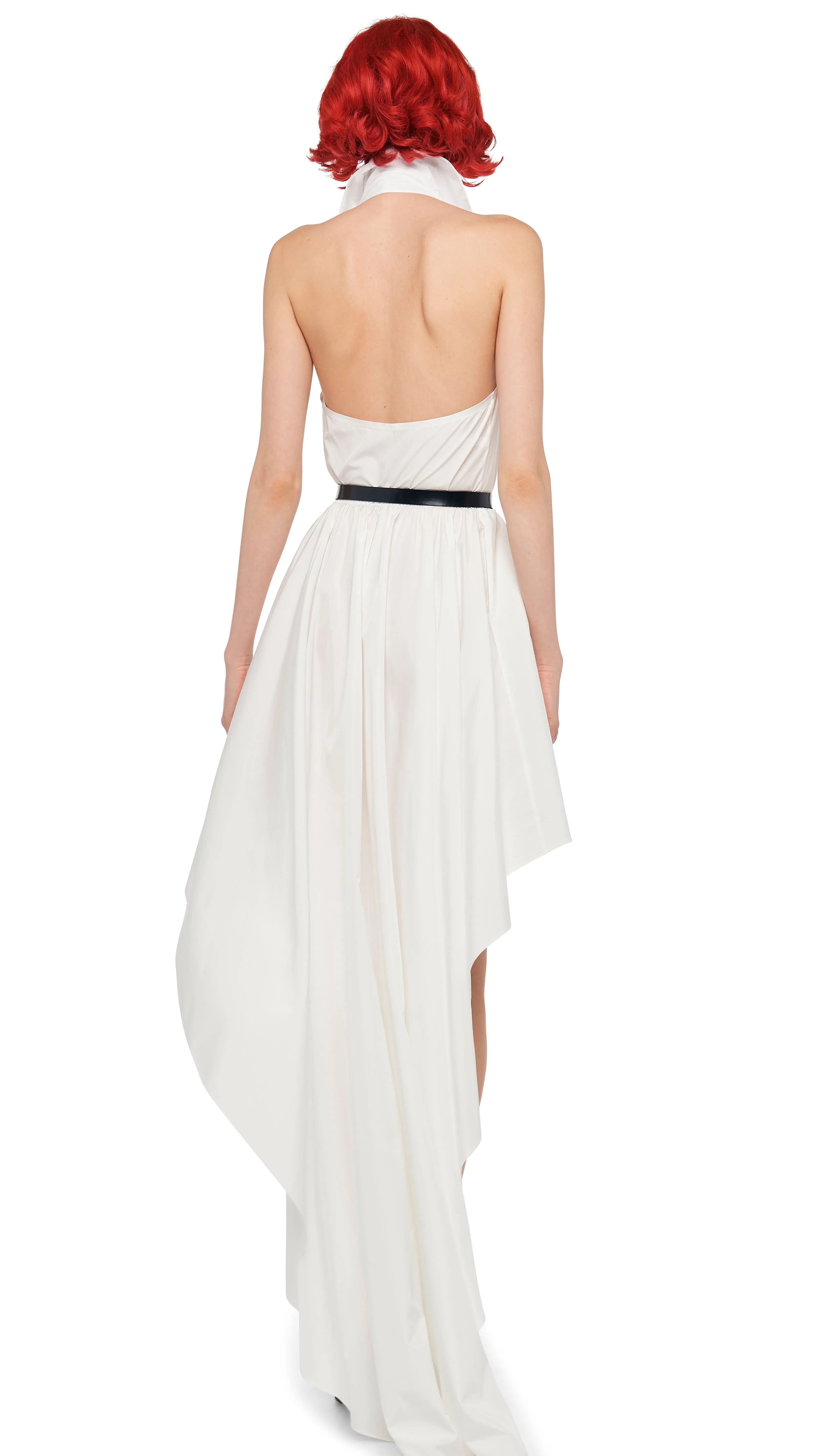 HI LOW NK HALTER FLARED DRESS sold by Norma Kamali product image thumbnail 3