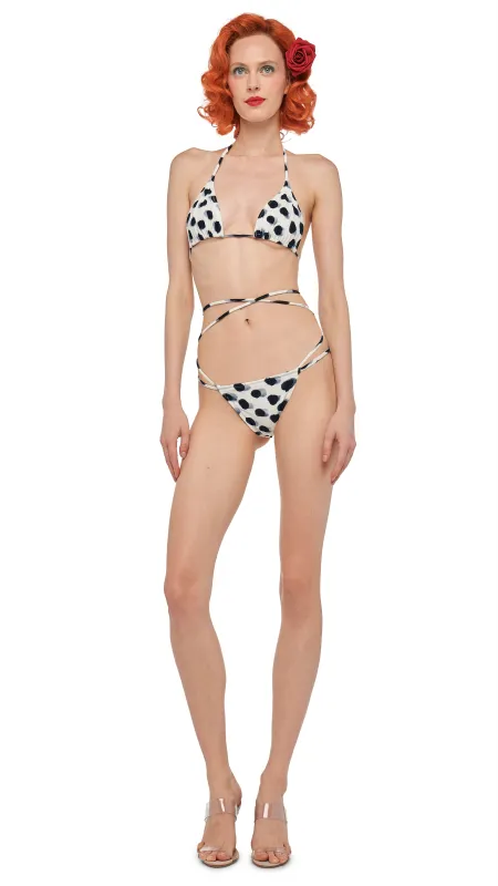 CRISS CROSS BRA / BOTTOM sold by Norma Kamali