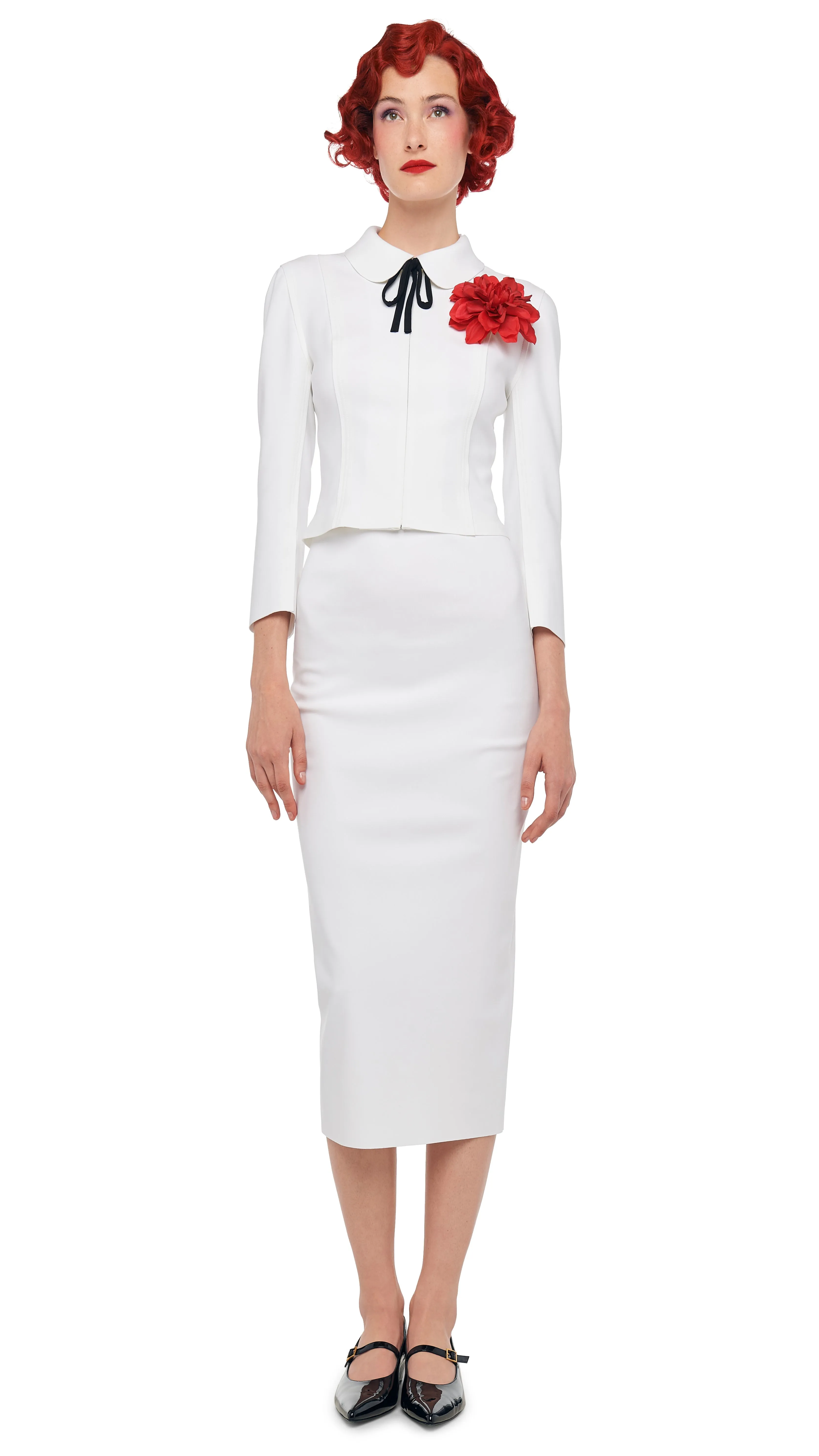 STRAIGHT SKIRT TO MIDCALF sold by Norma Kamali