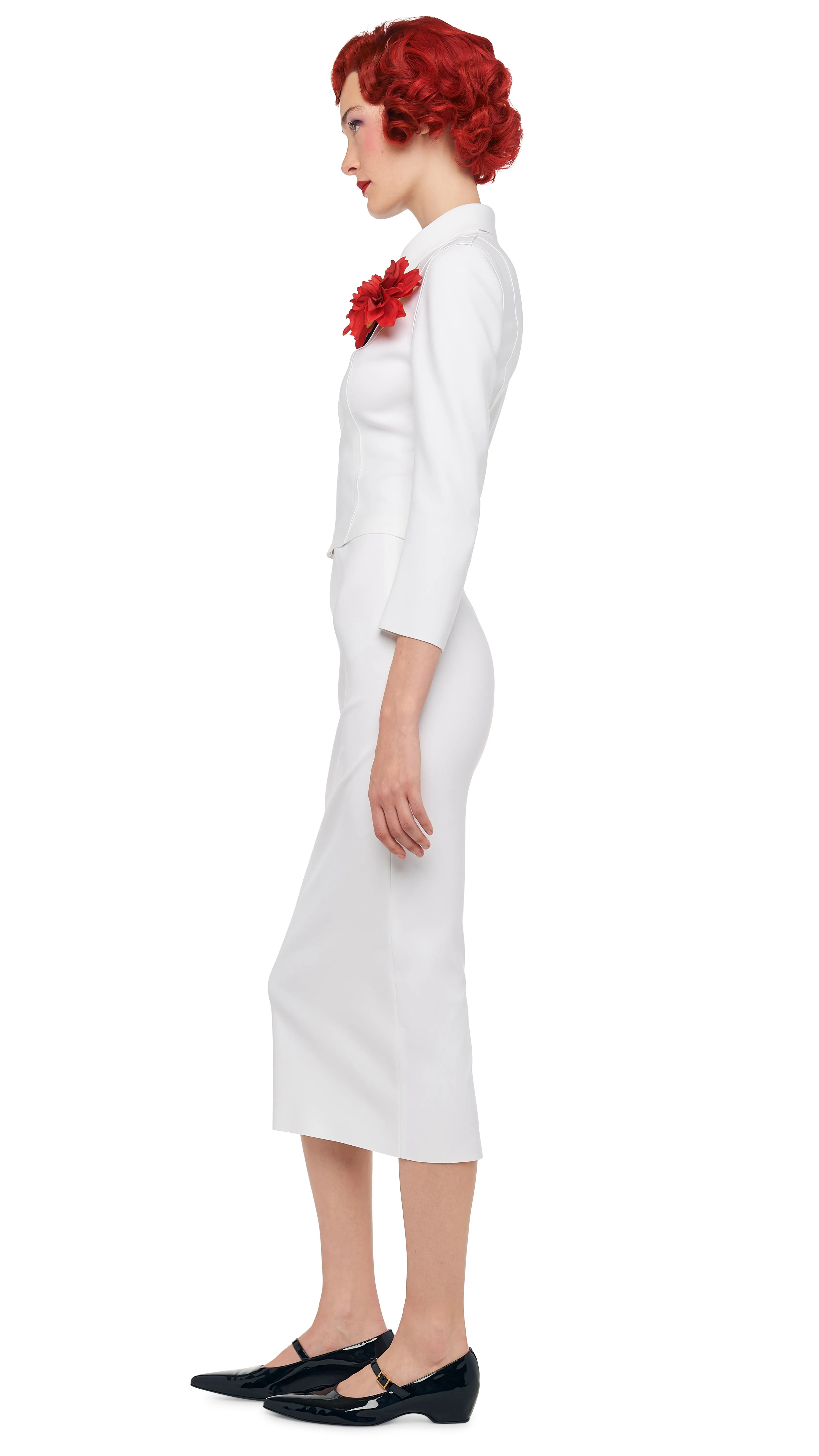 STRAIGHT SKIRT TO MIDCALF sold by Norma Kamali product image thumbnail 2