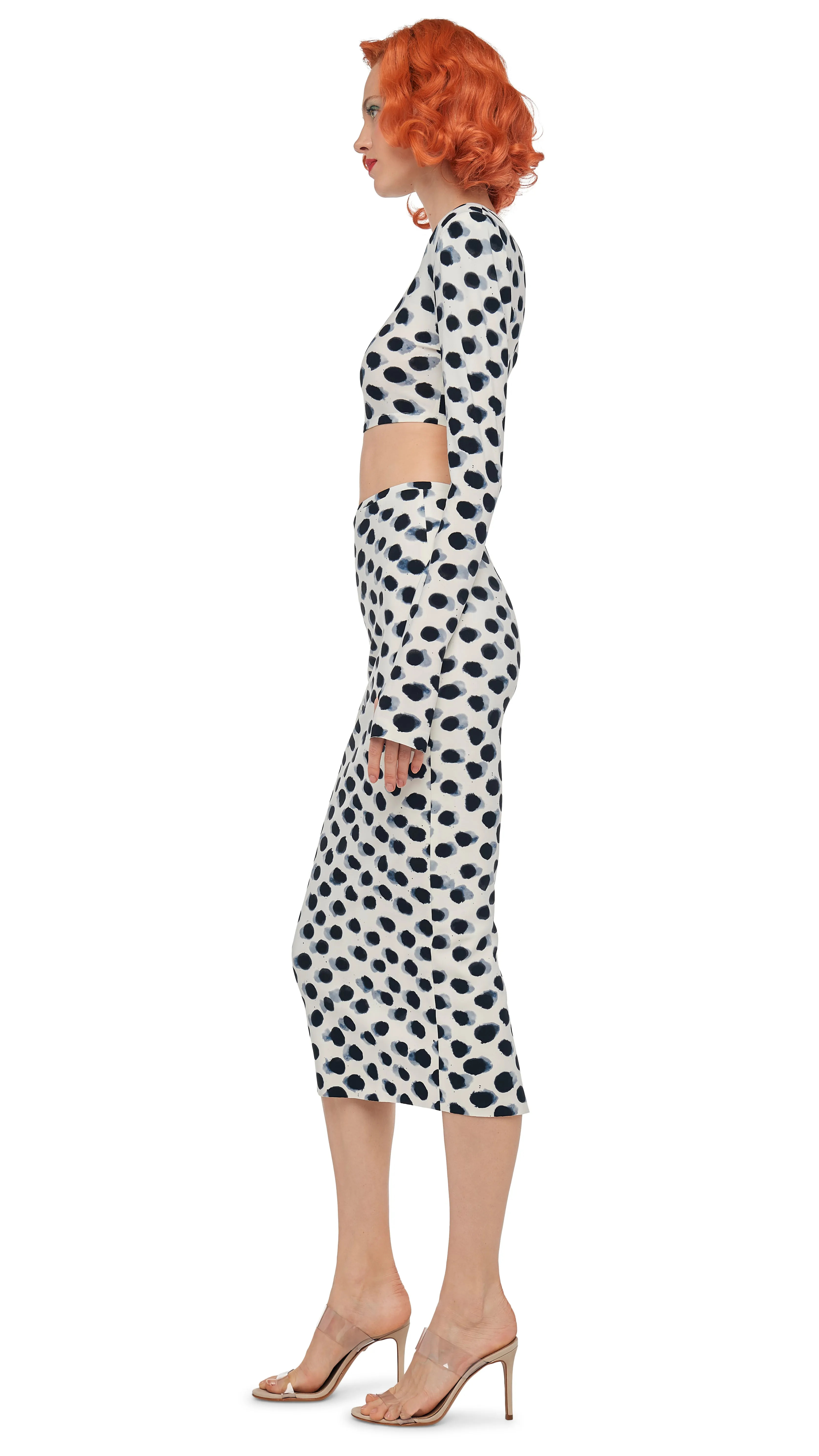 STRAIGHT SKIRT TO MIDCALF sold by Norma Kamali product image thumbnail 2