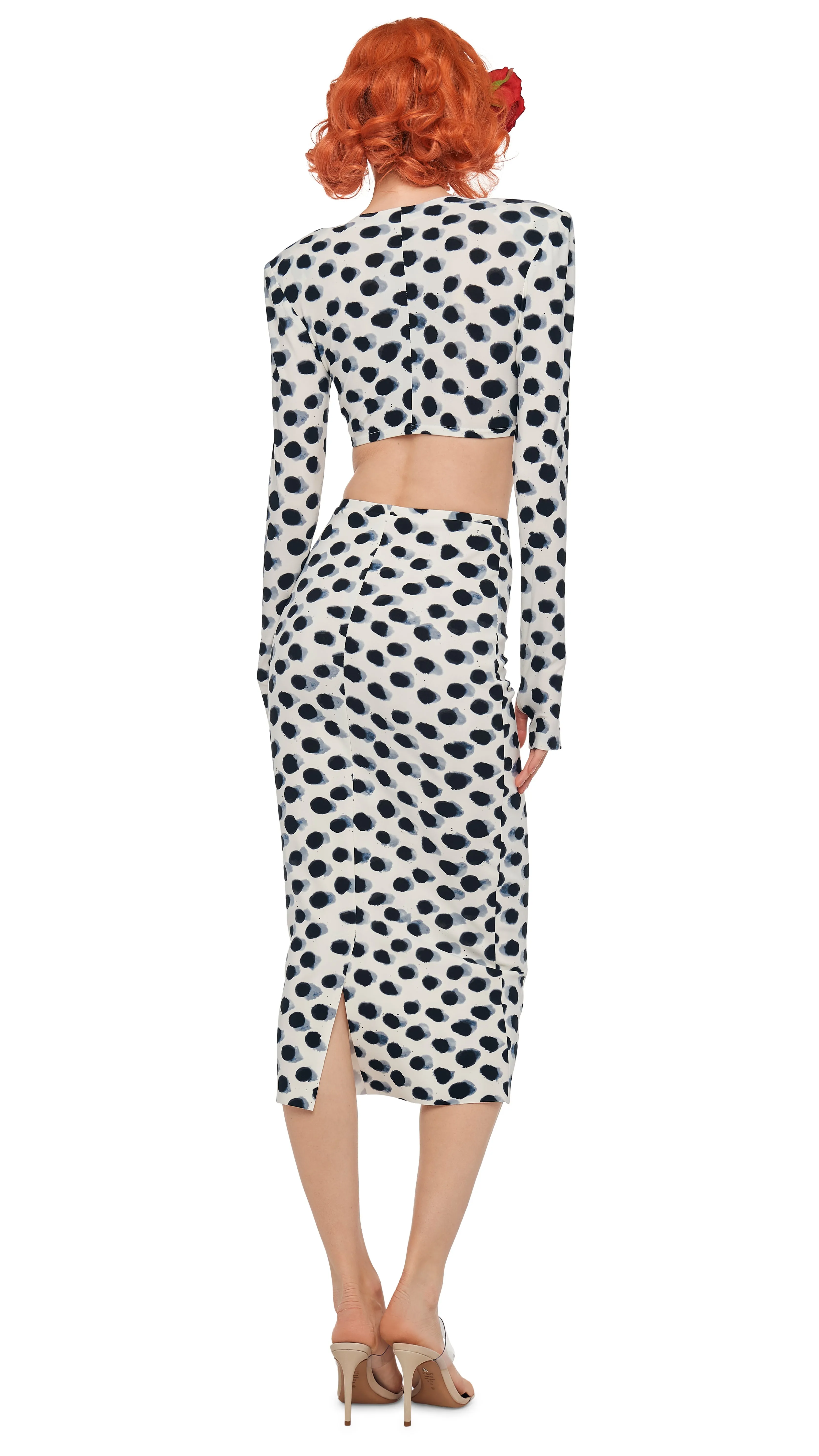 STRAIGHT SKIRT TO MIDCALF sold by Norma Kamali product image thumbnail 3