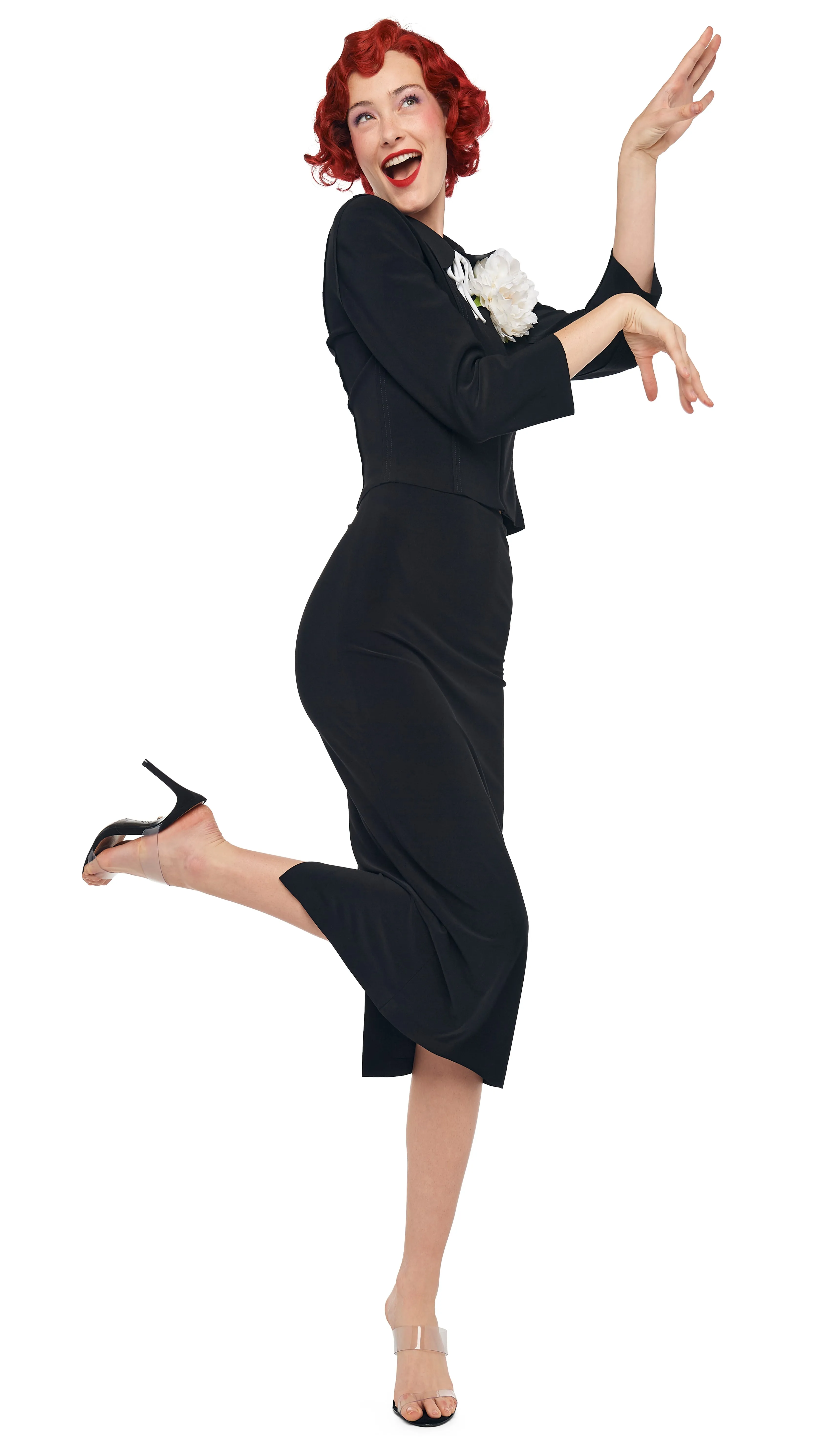 STRAIGHT SKIRT TO MIDCALF sold by Norma Kamali product image thumbnail 5