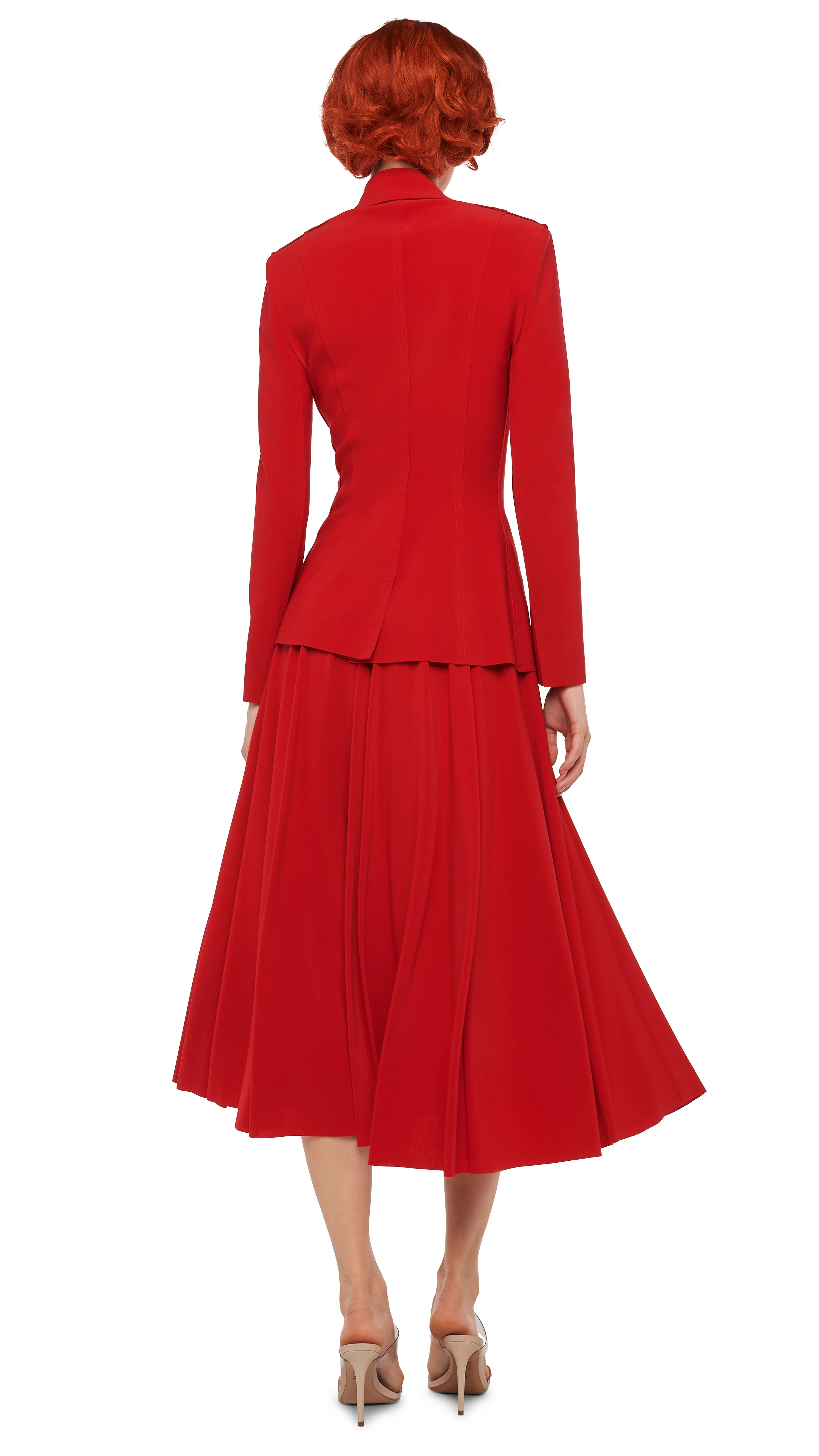 FLARED SKIRT TO MIDCALF sold by Norma Kamali product image thumbnail 3