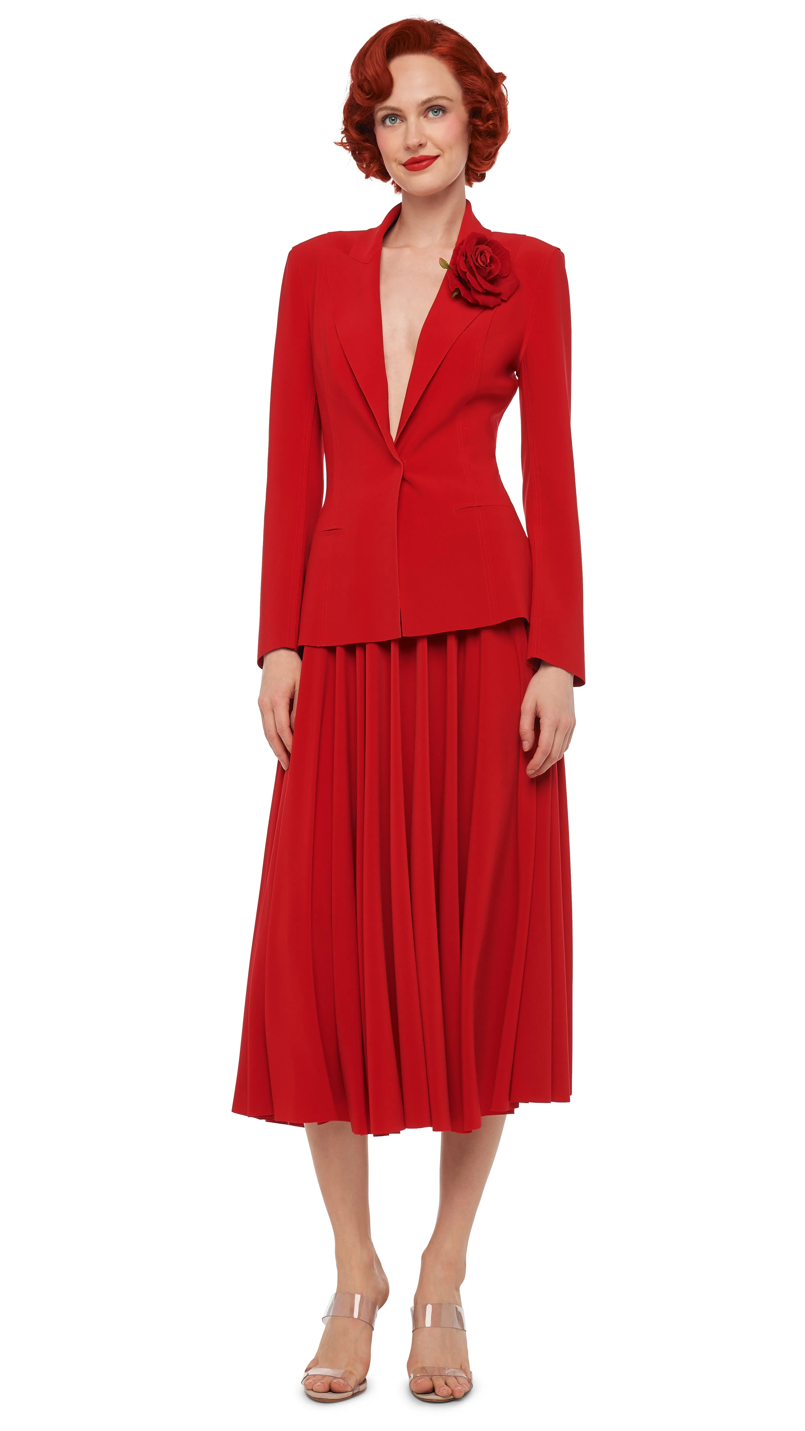 FLARED SKIRT TO MIDCALF sold by Norma Kamali