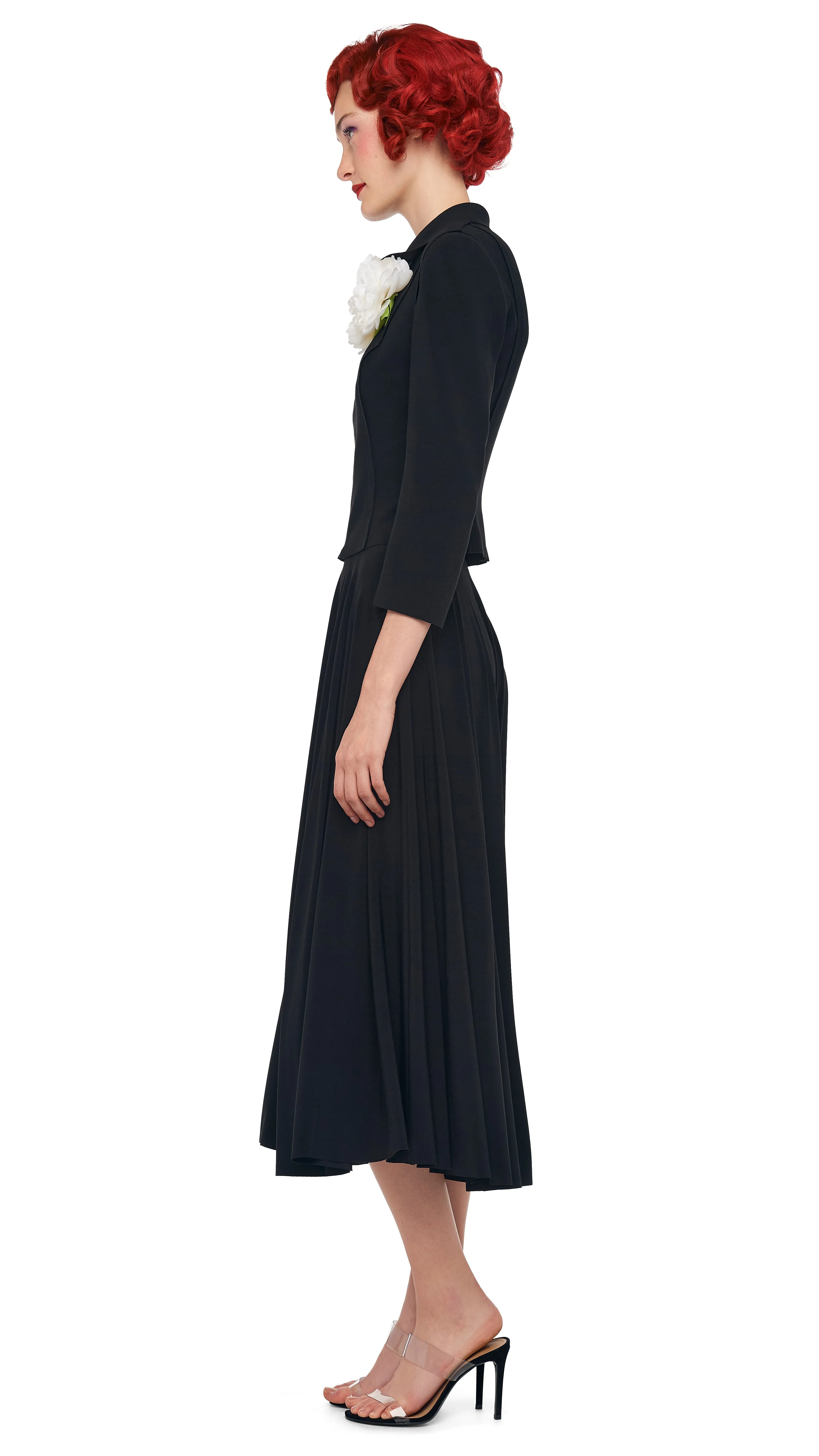 FLARED SKIRT TO MIDCALF sold by Norma Kamali product image thumbnail 2