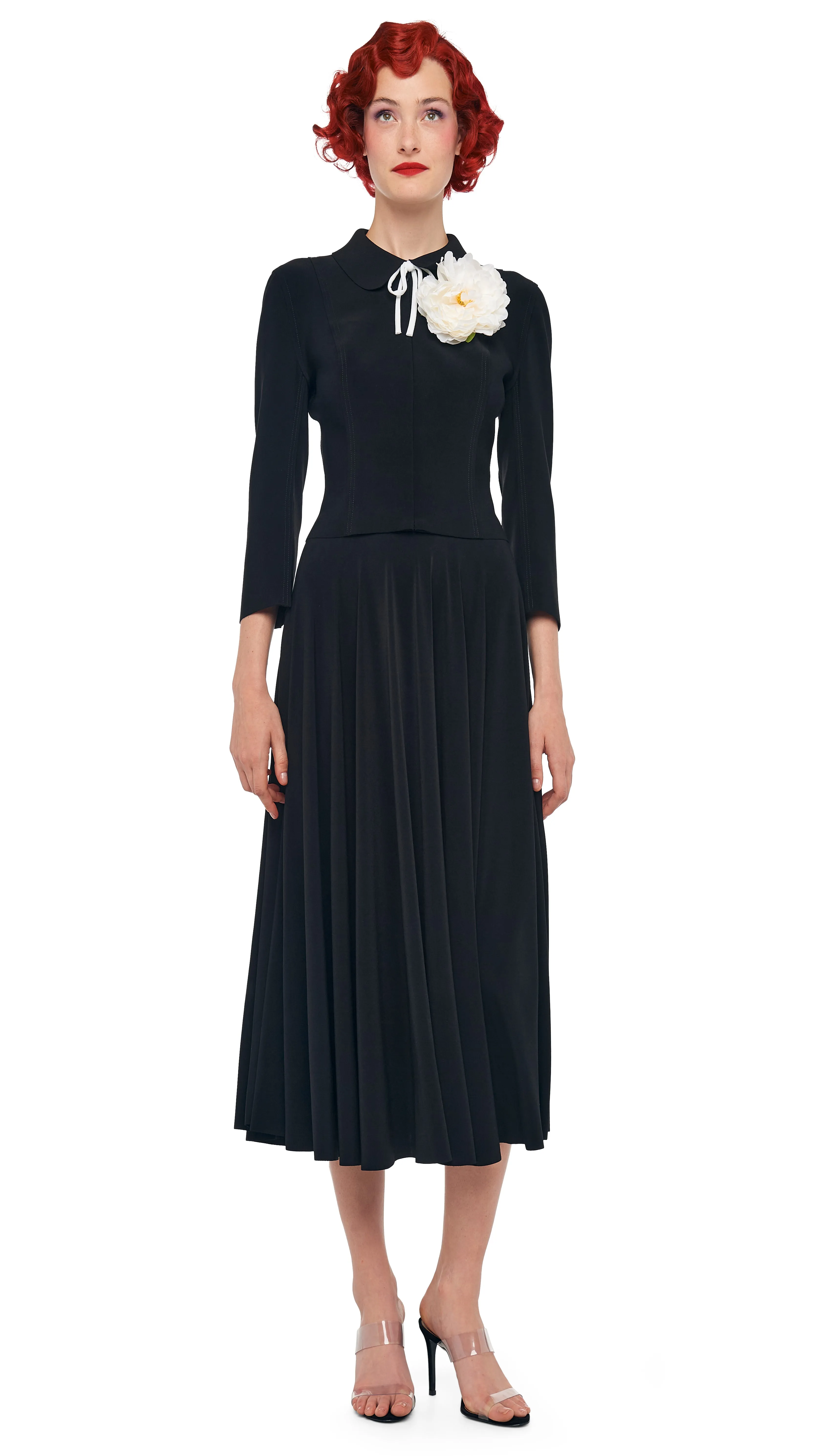 FLARED SKIRT TO MIDCALF sold by Norma Kamali