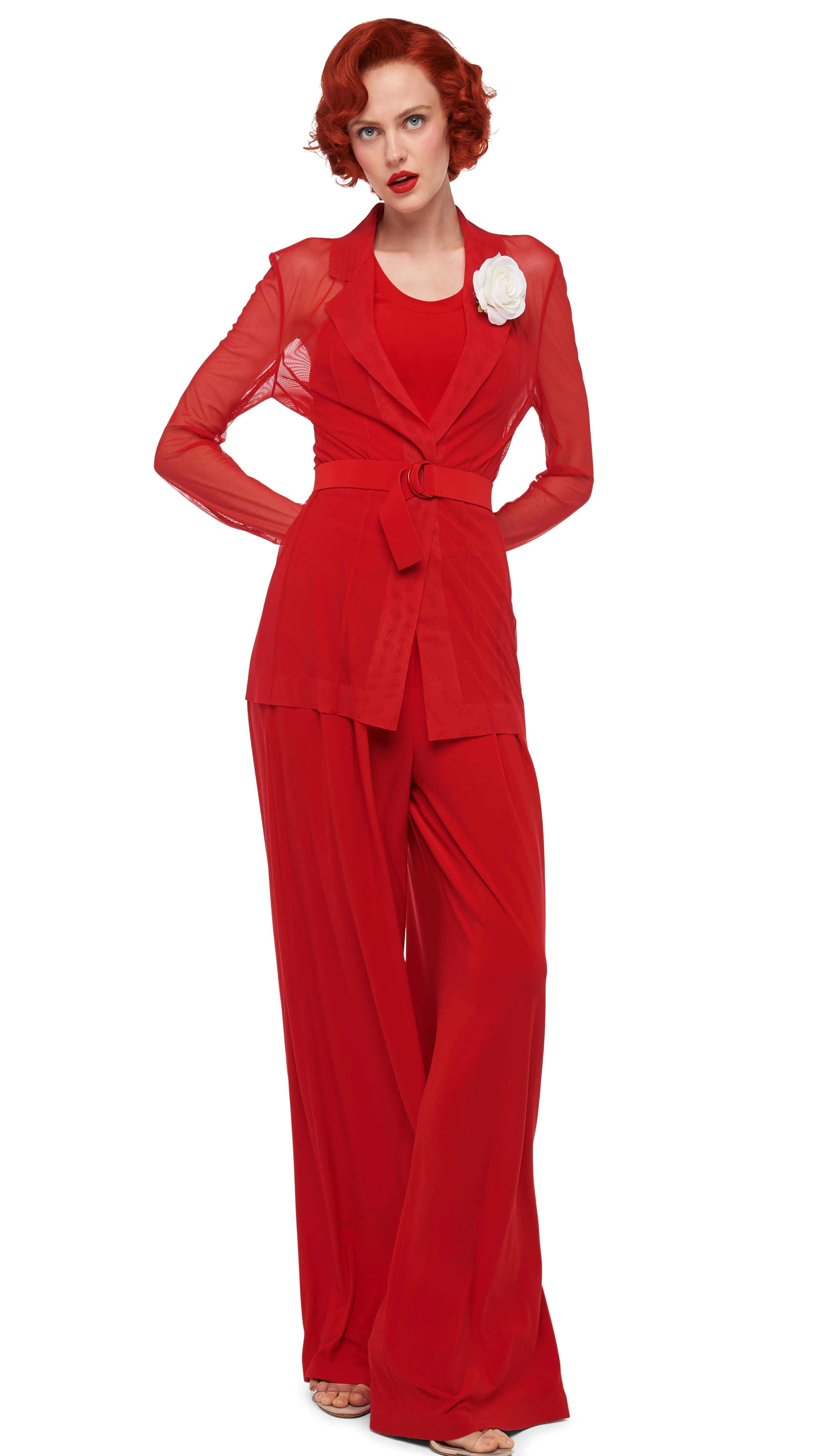 MENS PLEAT PANT sold by Norma Kamali product image thumbnail 5