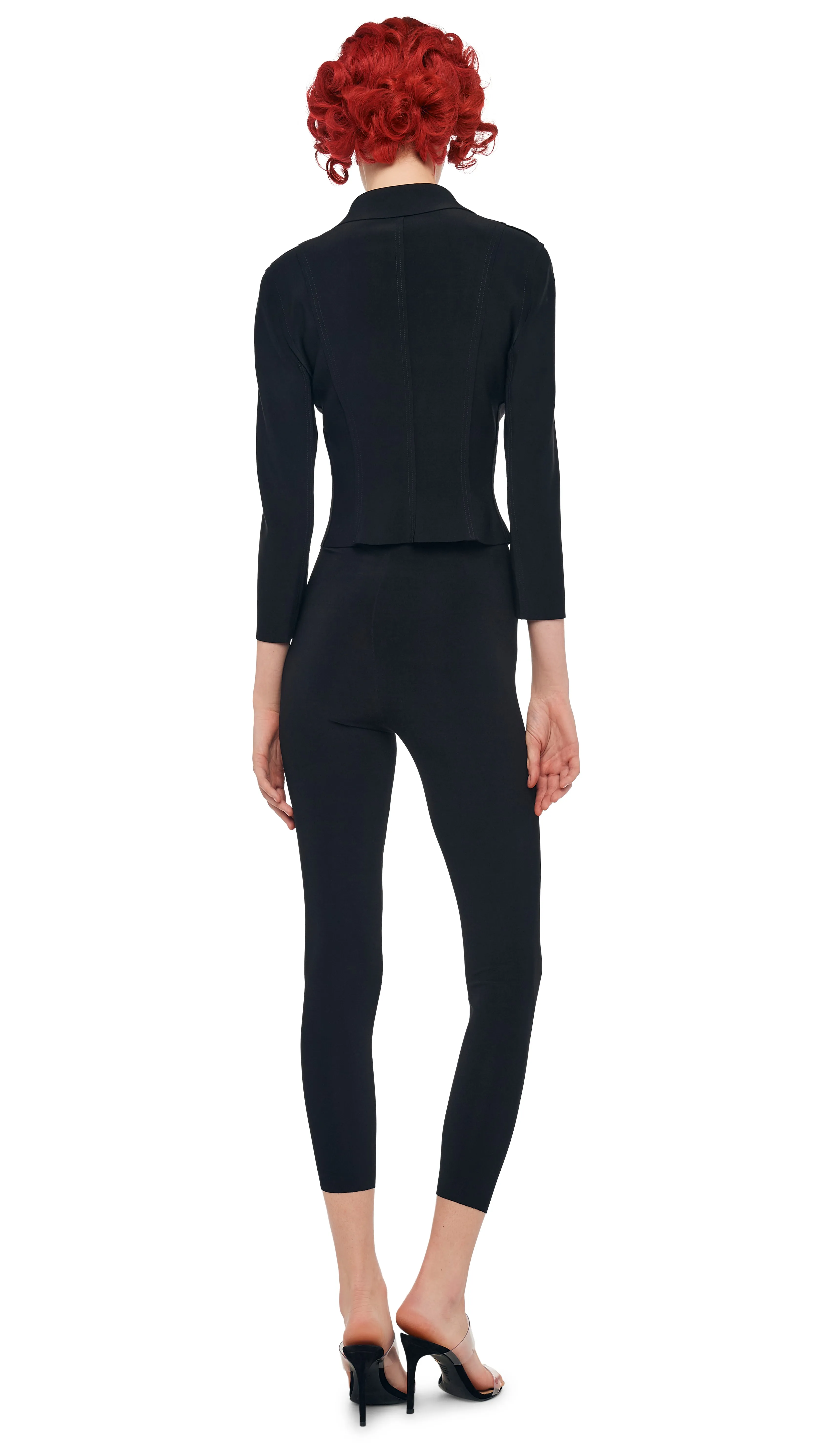 CROPPED LEGGING W/O WAISTBAND sold by Norma Kamali product image thumbnail 3