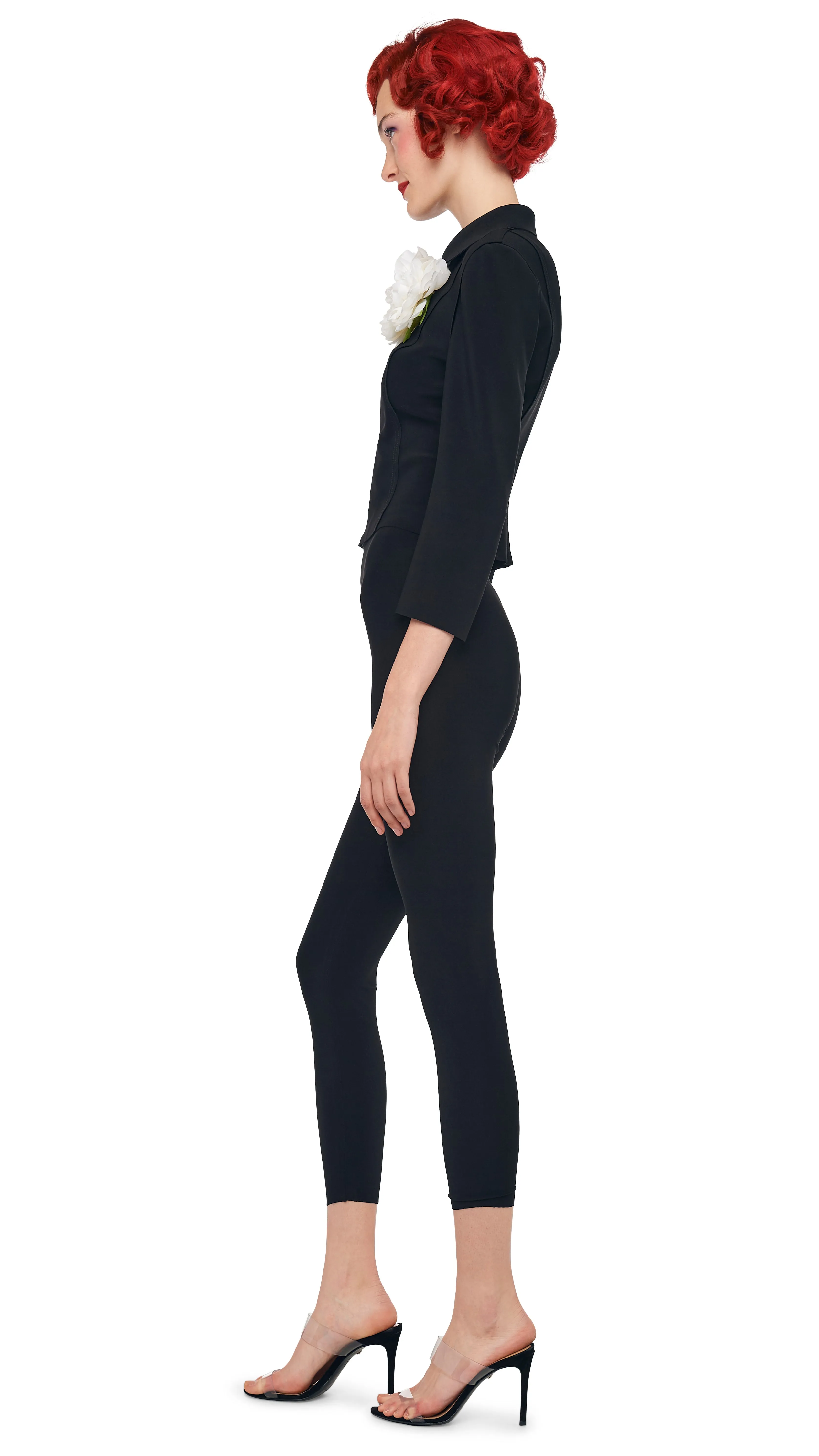 CROPPED LEGGING W/O WAISTBAND sold by Norma Kamali product image thumbnail 2