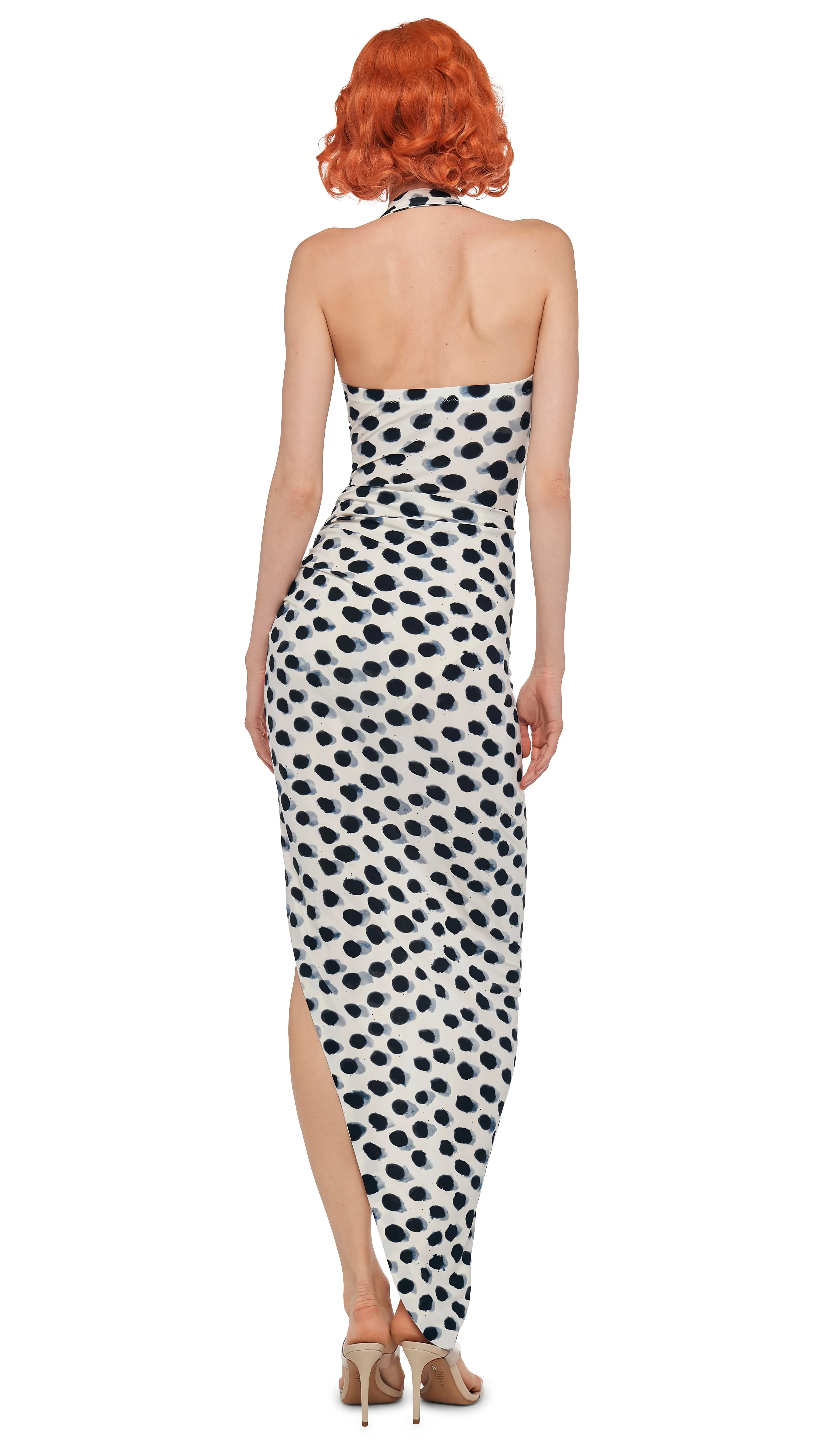 CAYLA SIDE DRAPE GOWN sold by Norma Kamali product image thumbnail 3