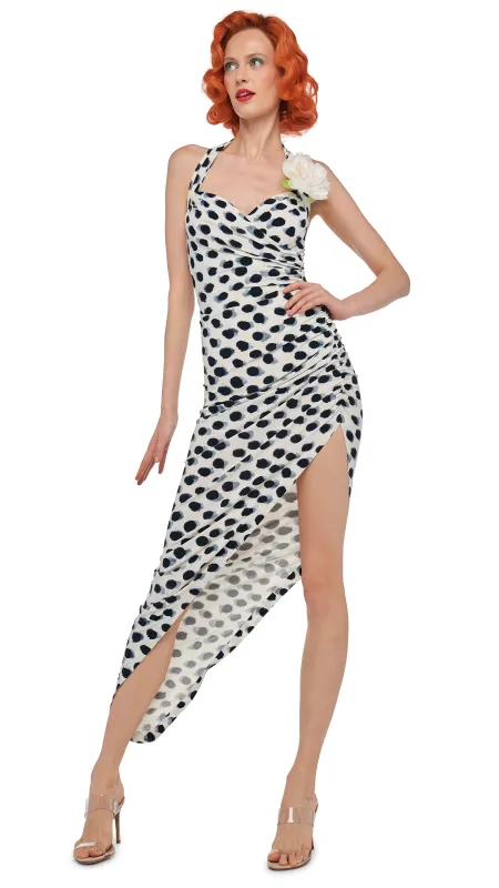 CAYLA SIDE DRAPE GOWN sold by Norma Kamali