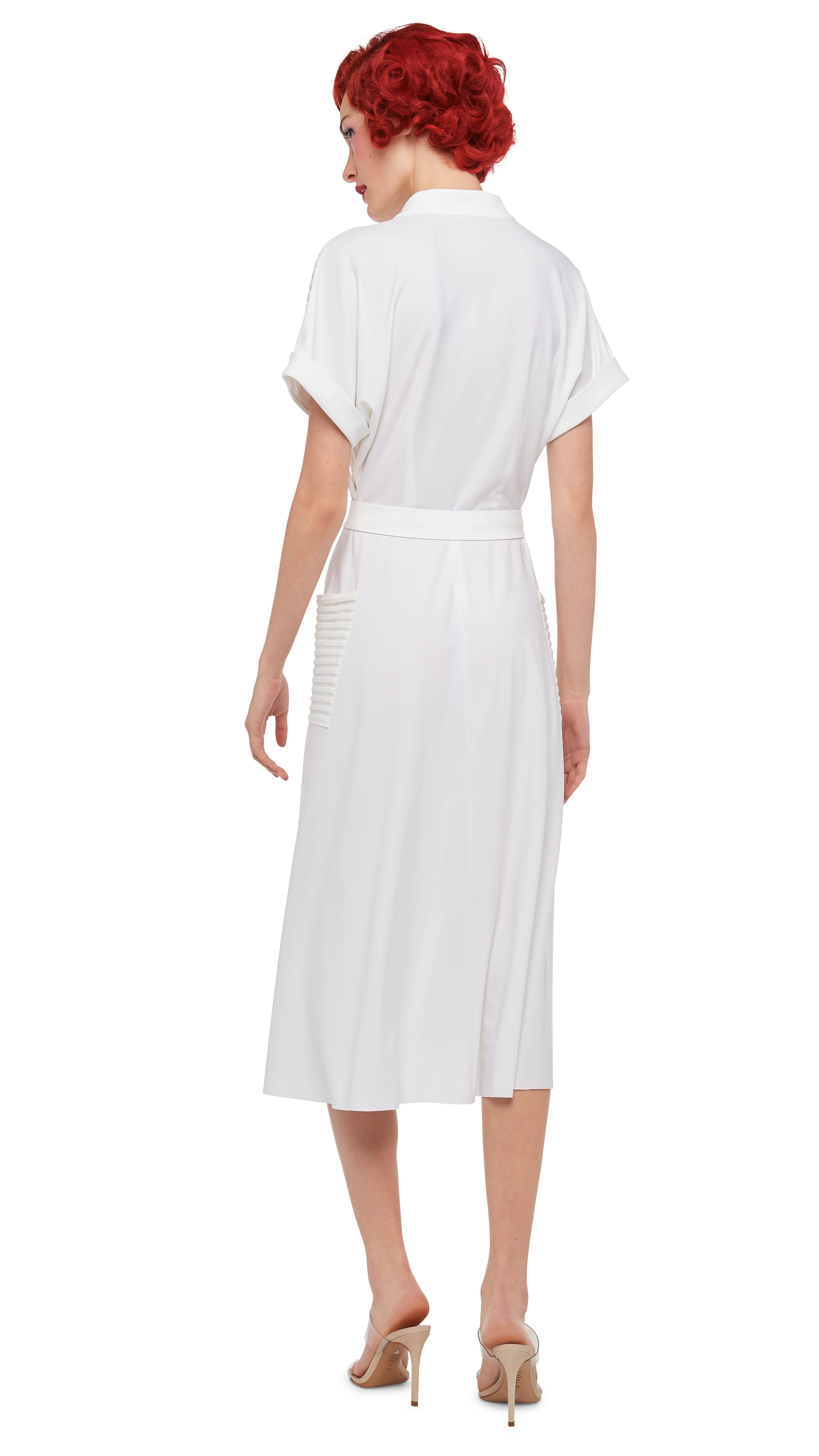 GERALYN SHORT SLEEVE DRESS sold by Norma Kamali product image thumbnail 3