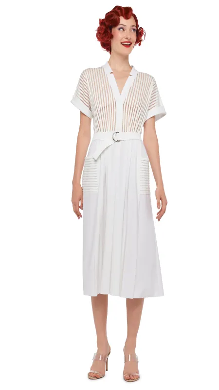 GERALYN SHORT SLEEVE DRESS sold by Norma Kamali