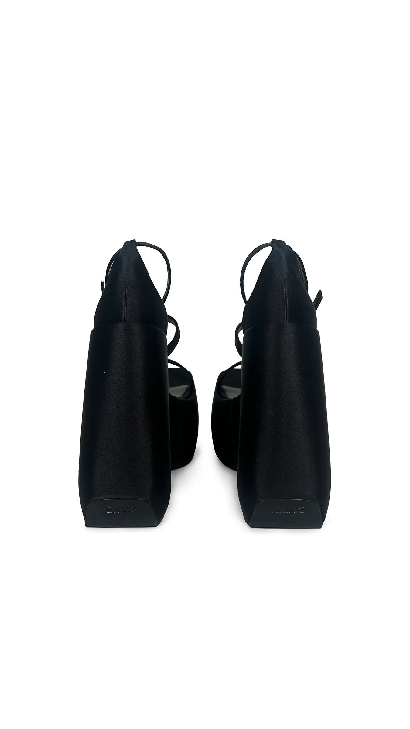 VERSACE SATIN PLATFORM SANDAL sold by Norma Kamali product image thumbnail 3