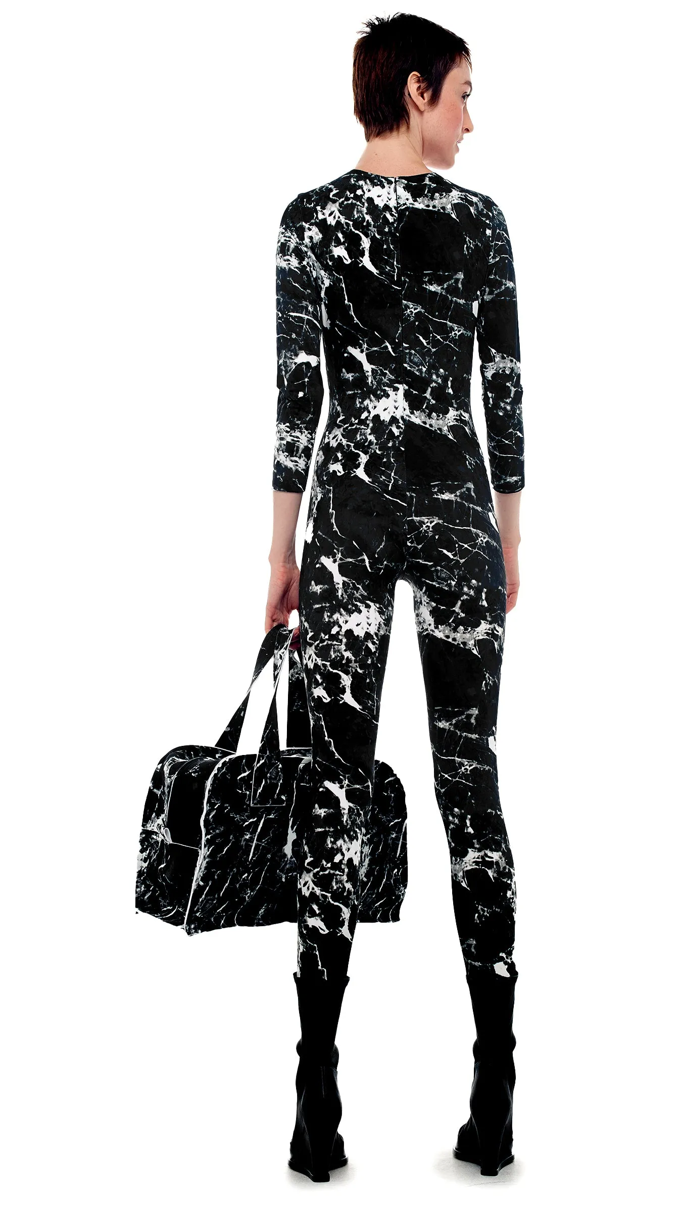THE CATSUIT sold by Norma Kamali product image thumbnail 3