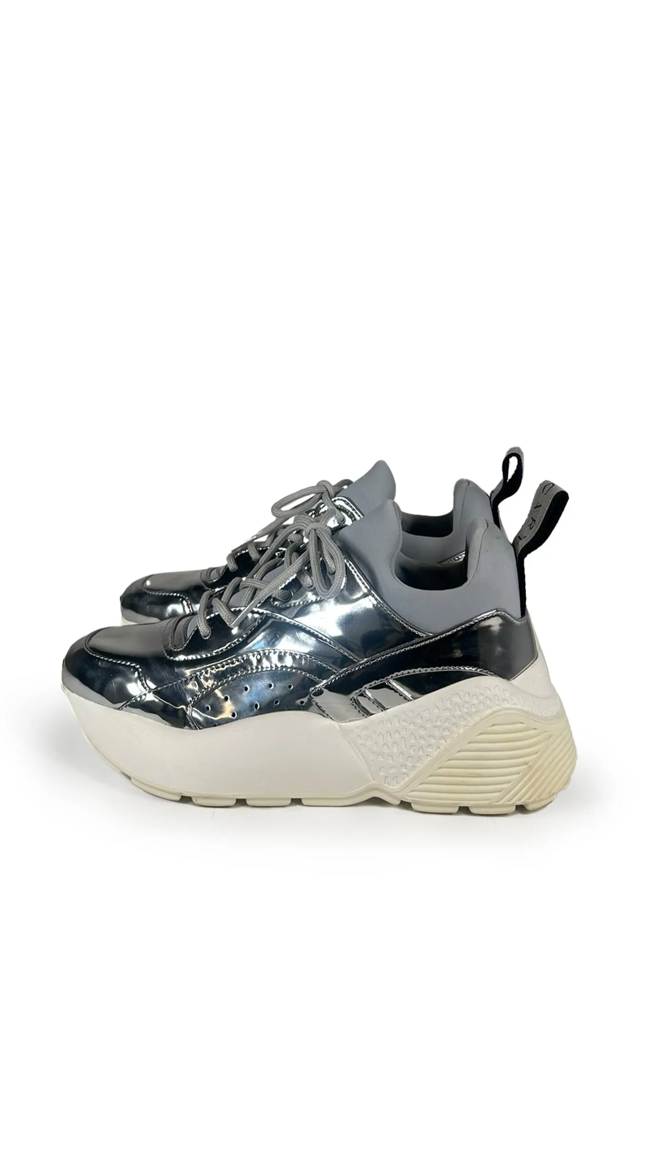 STELLA MCCARTNEY VEGAN LEATHER TRAINERS sold by Norma Kamali