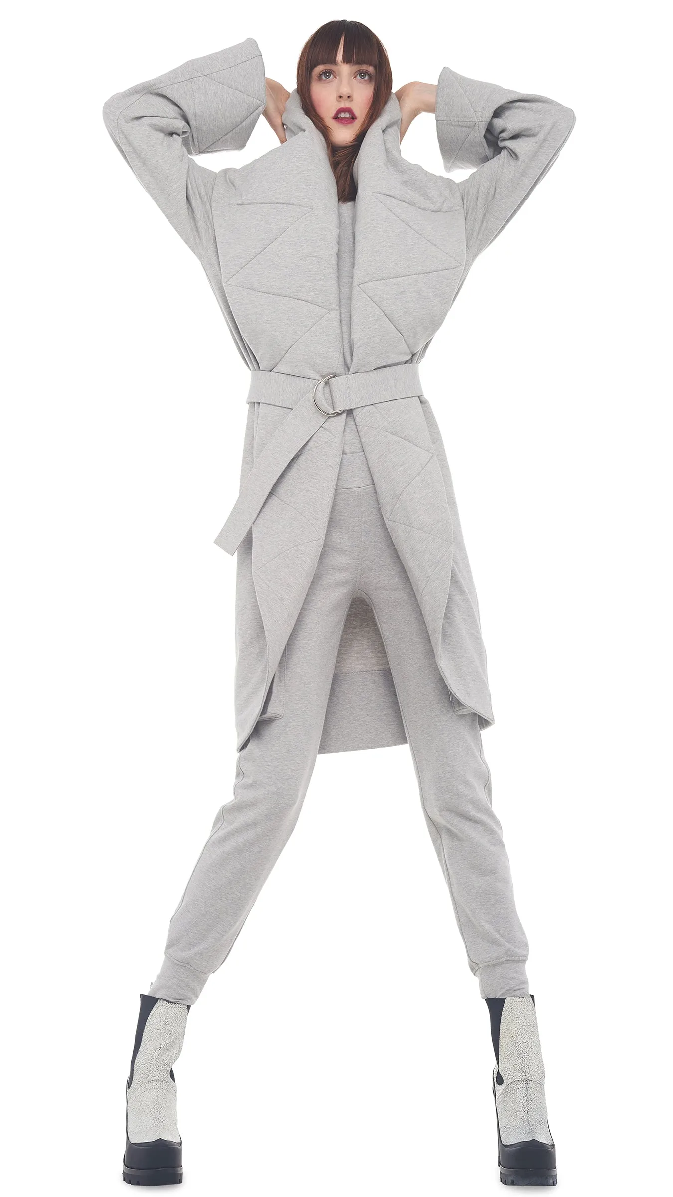 SHAWL COLLAR COAT sold by Norma Kamali product image thumbnail 5