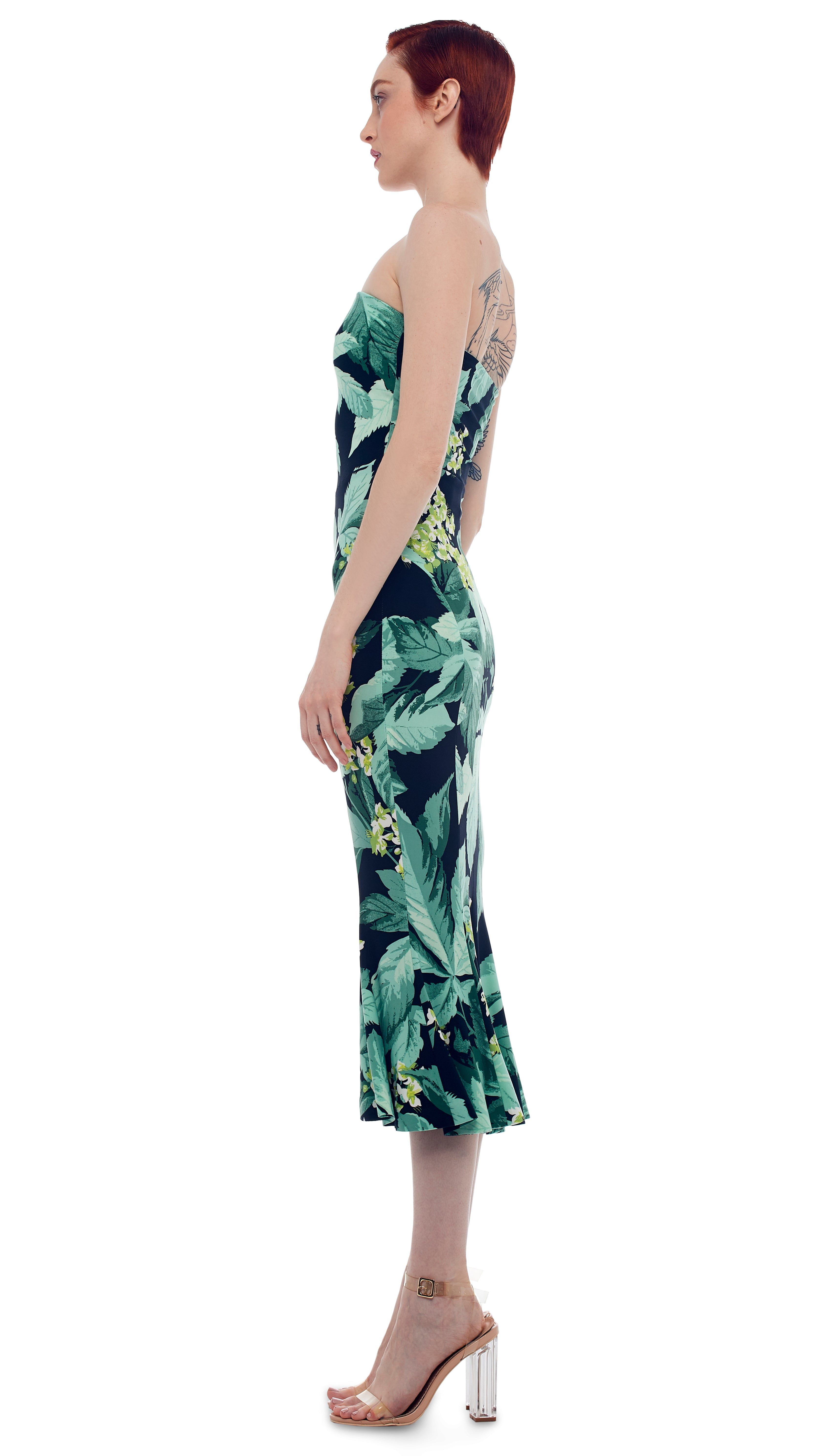 STRAPLESS FISHTAIL DRESS sold by Norma Kamali product image thumbnail 2