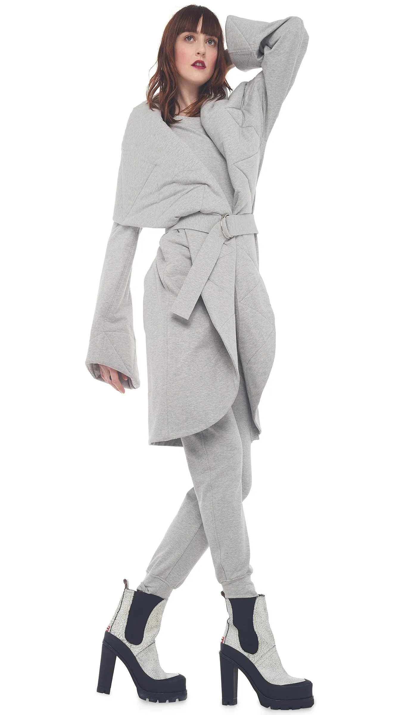 SHAWL COLLAR COAT sold by Norma Kamali product image thumbnail 4