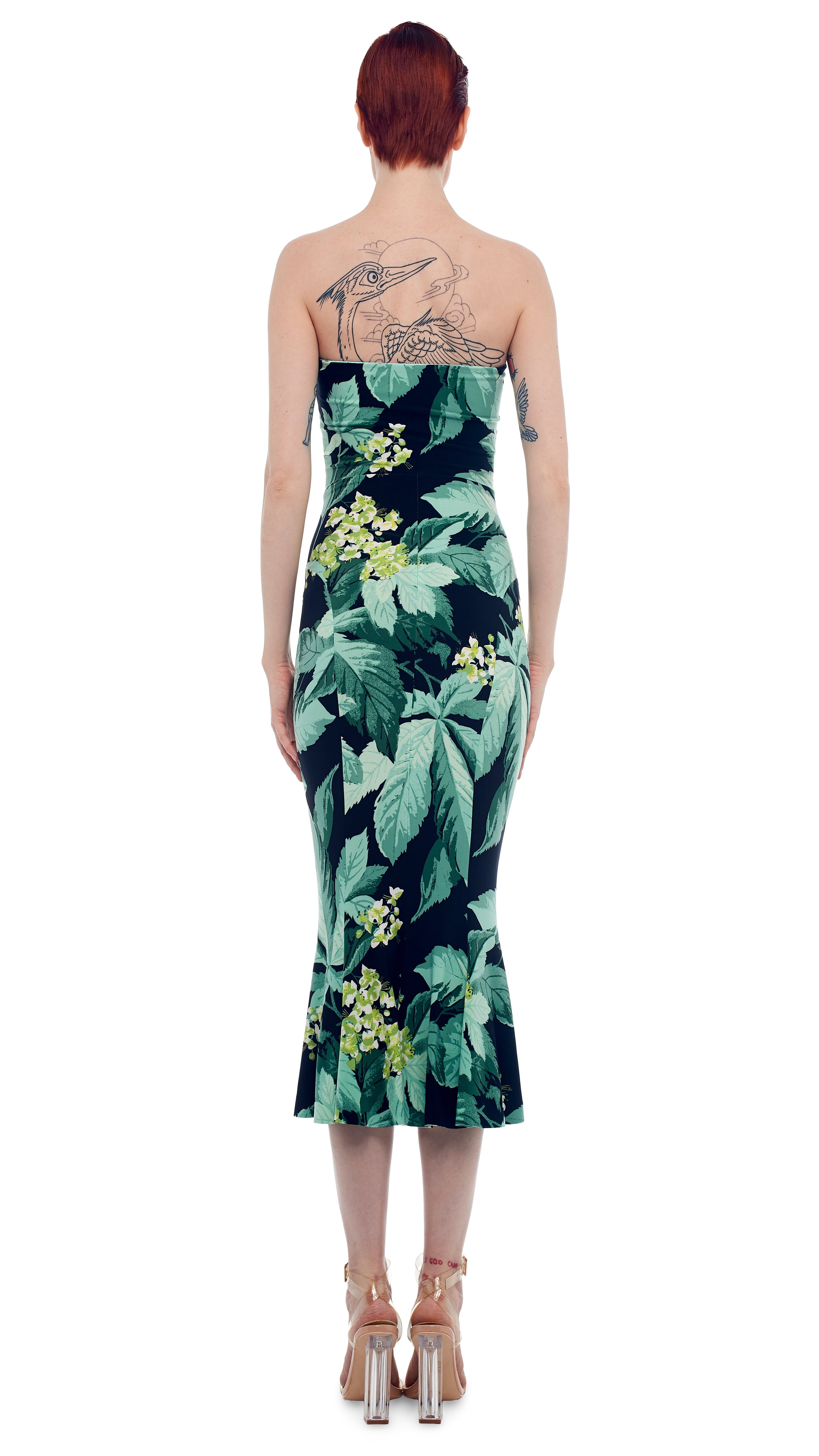 STRAPLESS FISHTAIL DRESS sold by Norma Kamali product image thumbnail 3