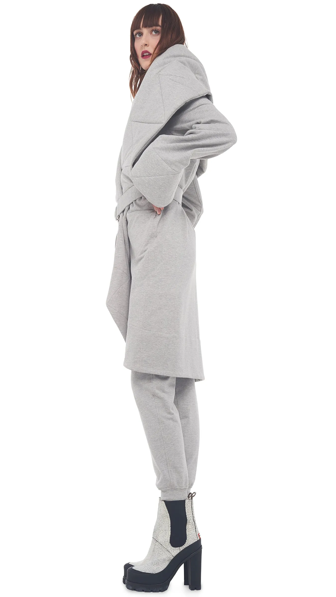 SHAWL COLLAR COAT sold by Norma Kamali product image thumbnail 2