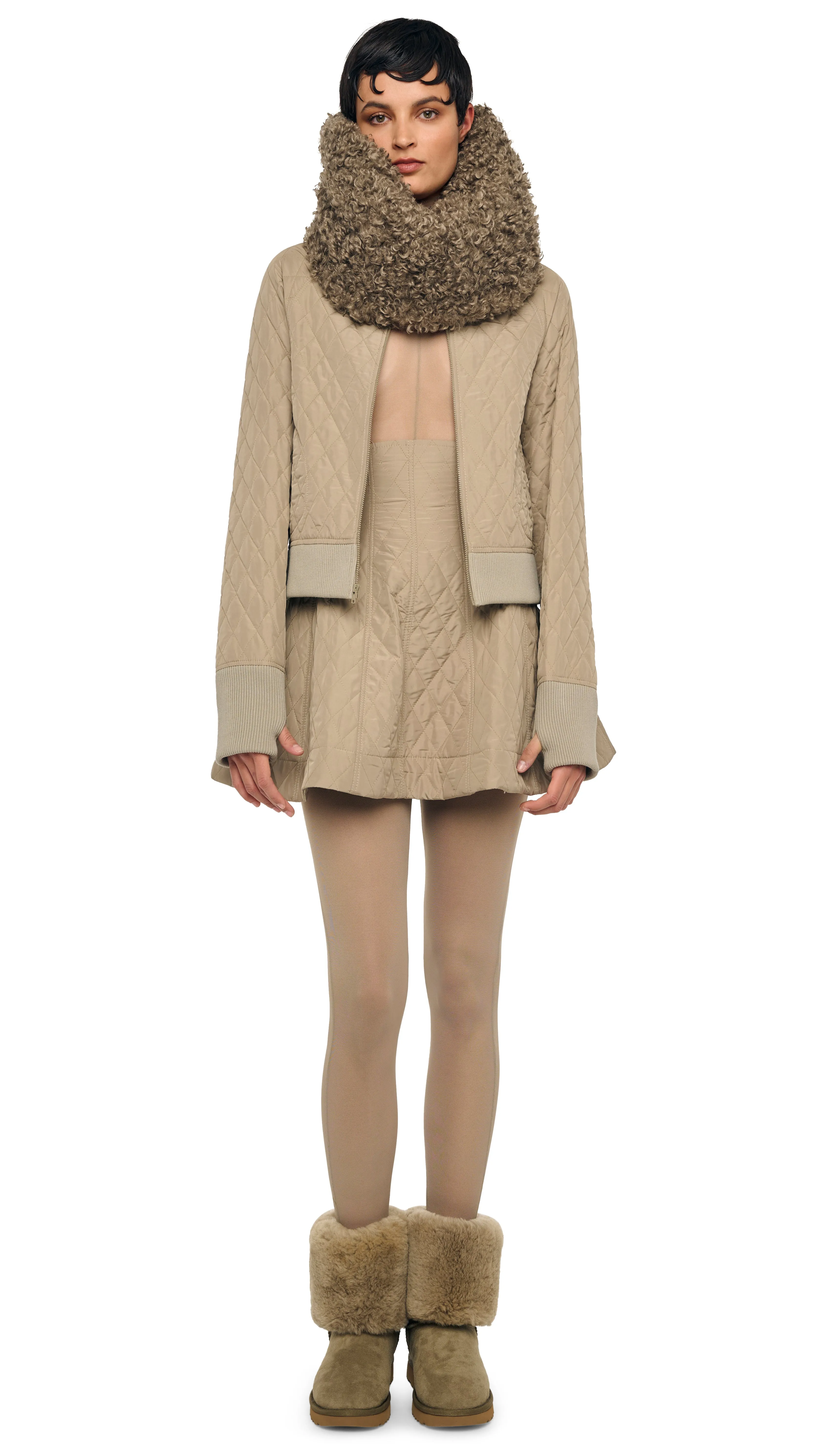 GRACE MINI SKIRT sold by Norma Kamali product image thumbnail 5