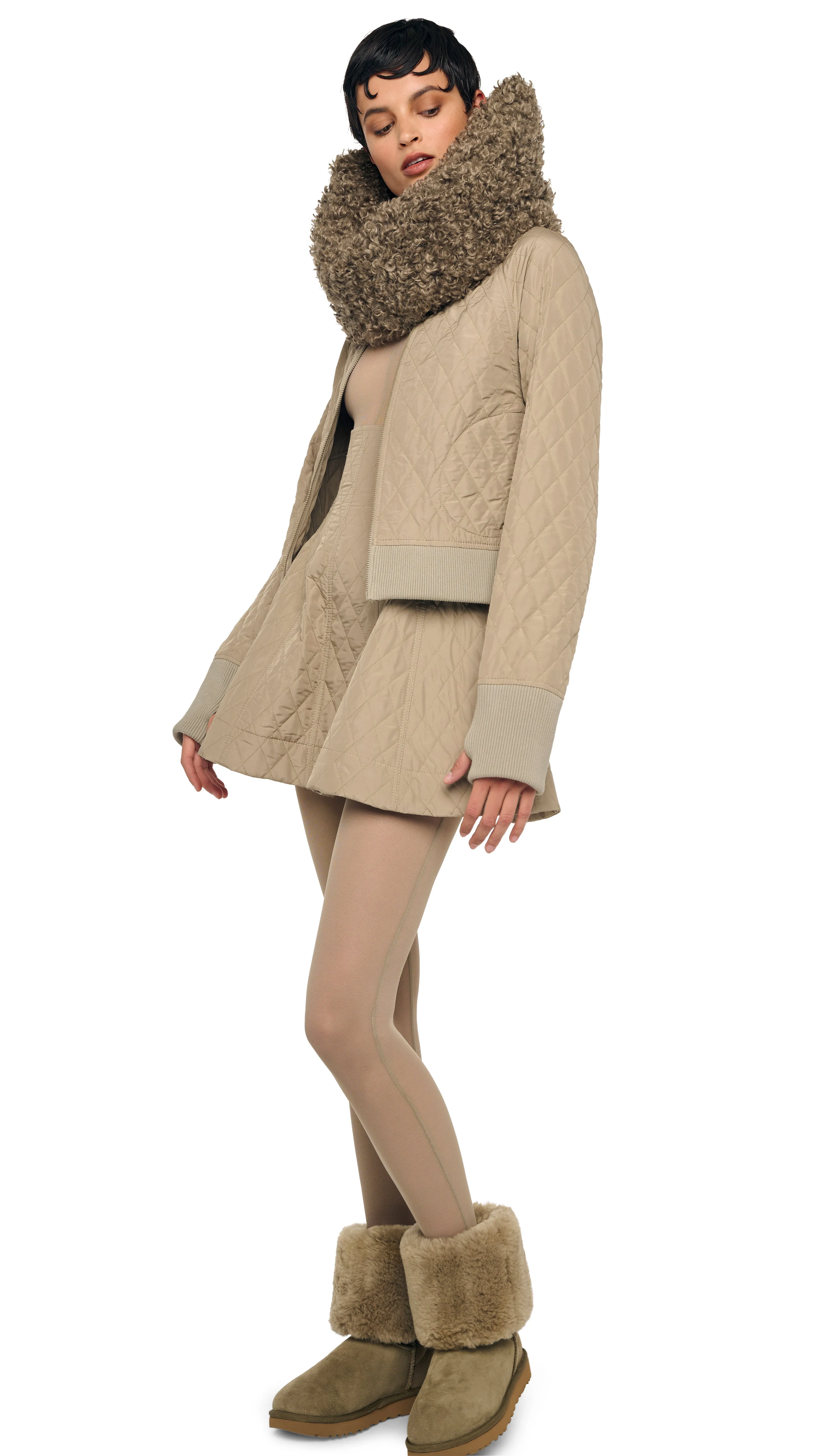 GRACE MINI SKIRT sold by Norma Kamali product image thumbnail 4